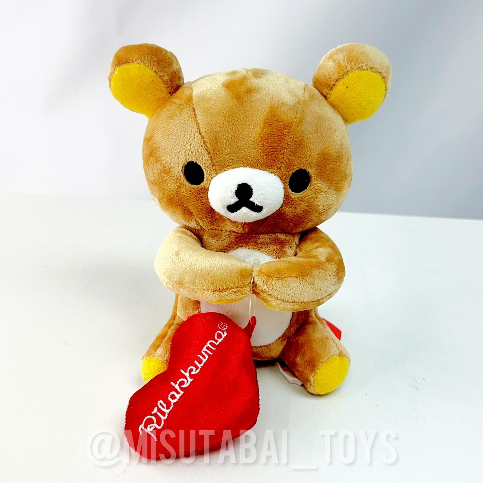 Rilakkuma Heart Tabletop plush doll (Rilakkuma)