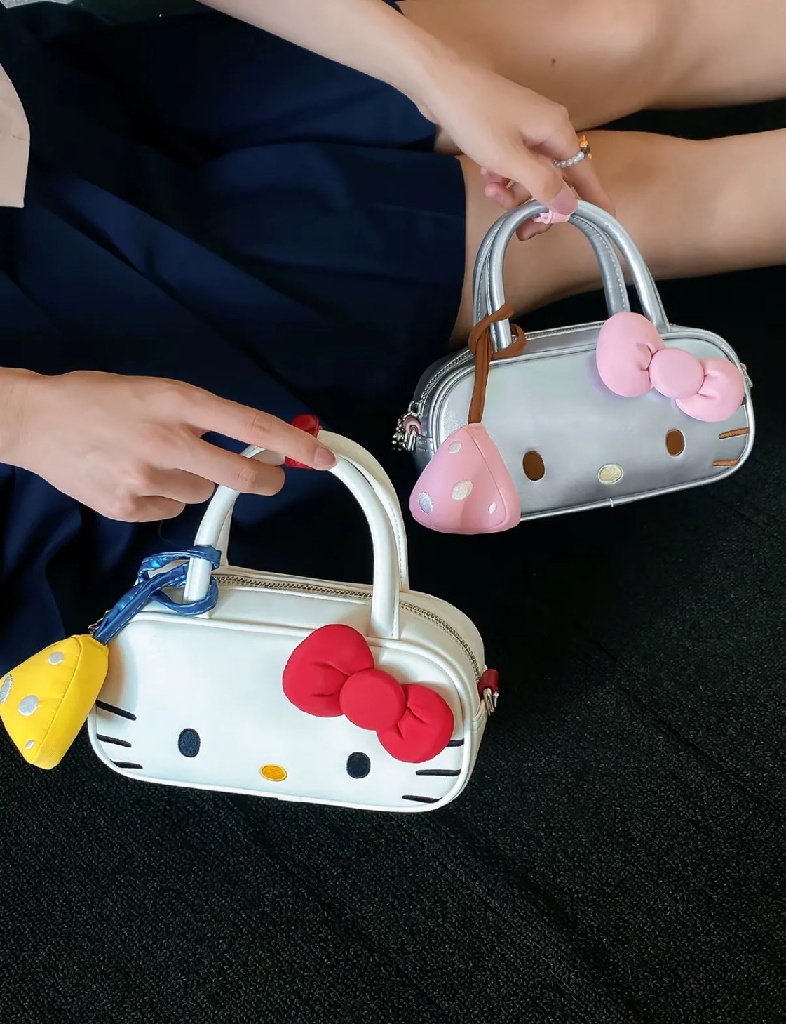 TOUTOU x HELLO KITTY 三麗鷗 聯名 保齡球 波士頓包