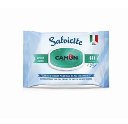Camon 白麝香濕紙巾．40片