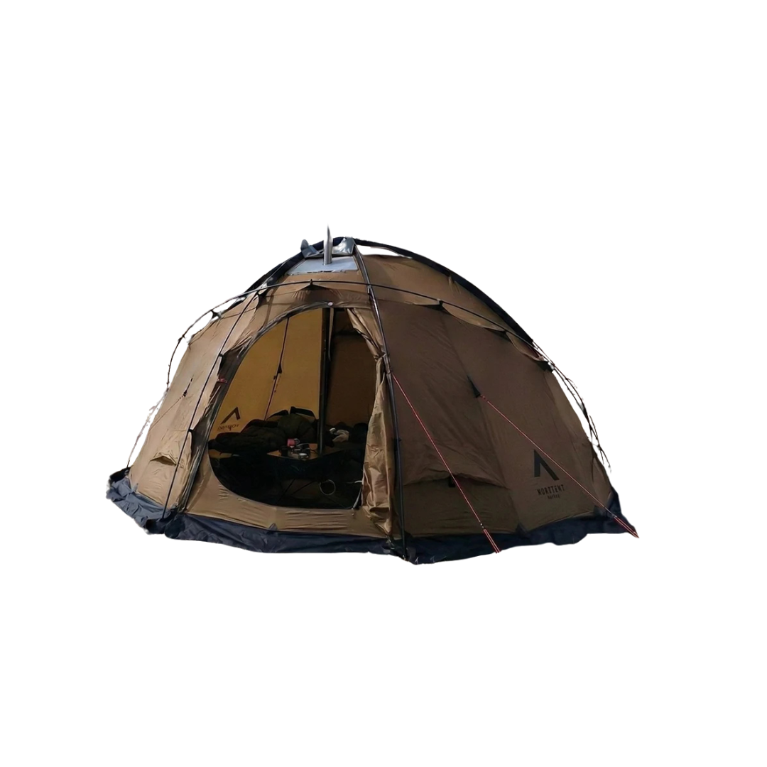 Nortent｜Gamme 8 終極版 球型基地帳｜橡木棕