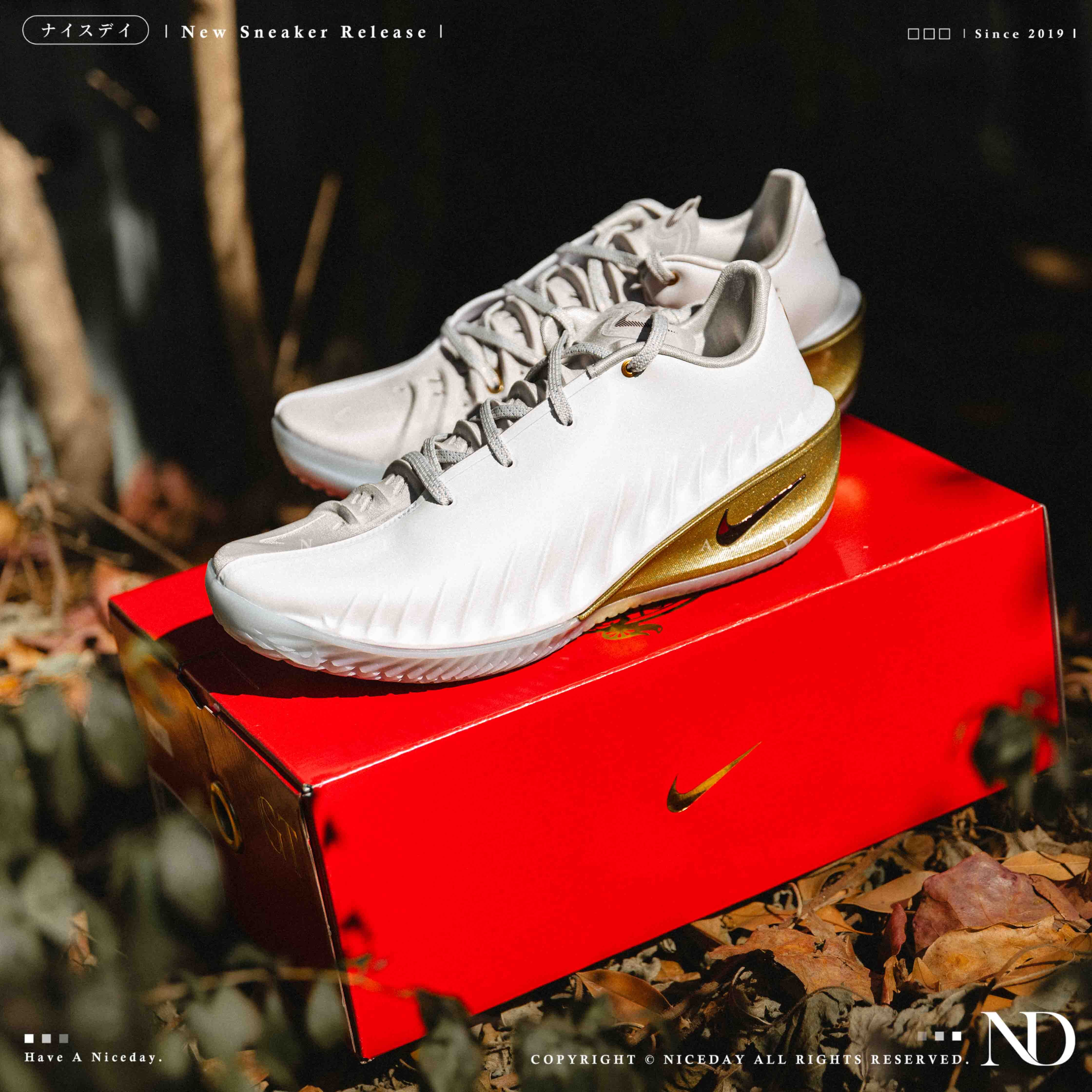 NICEDAY 現貨 Nike G.T. CUT 4 EP 馬年限定 春節 CNY 小馬 馬年 白金 白 籃球鞋 實戰 IB6728-100