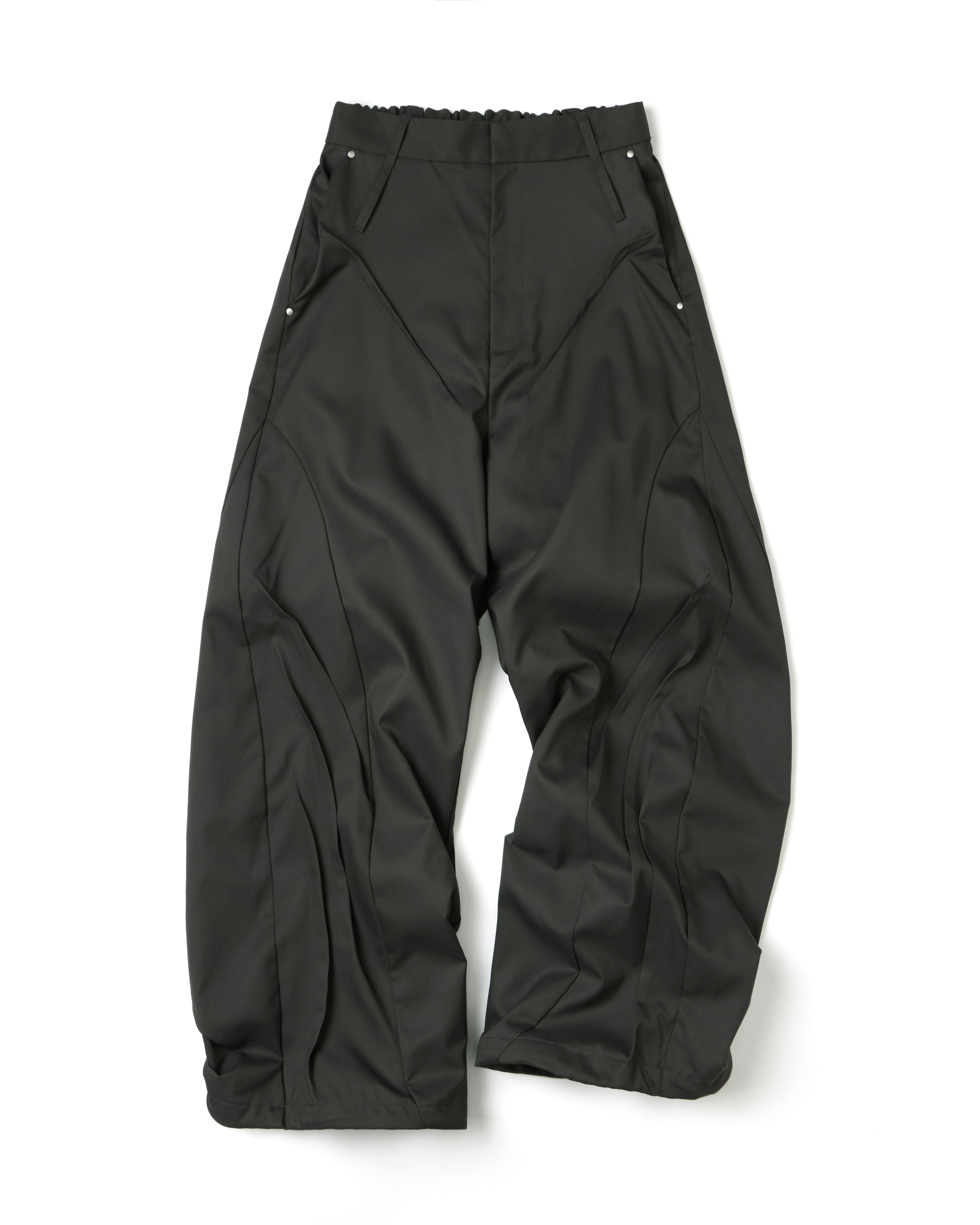 GOOPiMADE Lunar NY - Utility Ruched Work Pants - Iron