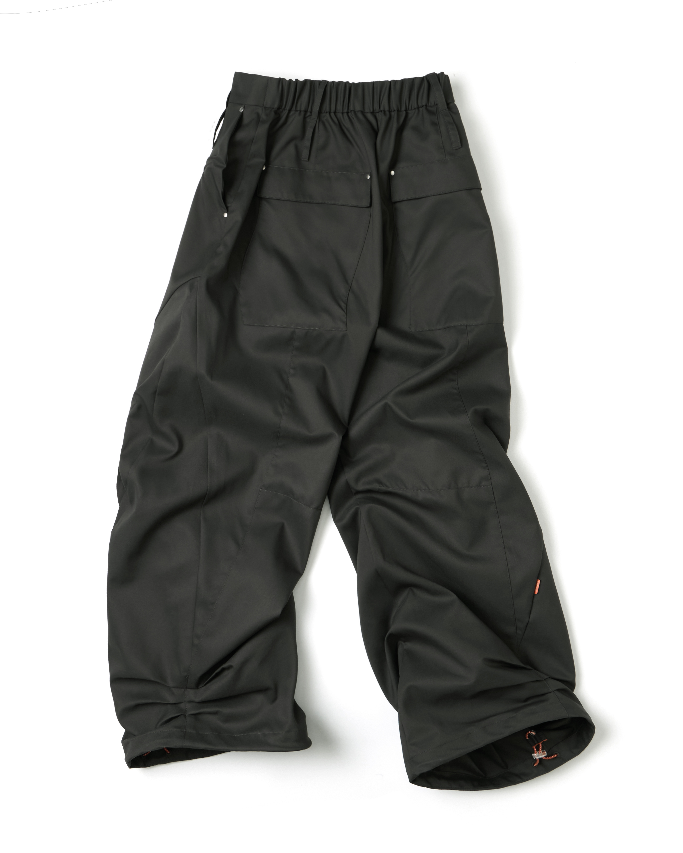 GOOPiMADE Lunar NY - Utility Ruched Work Pants - Iron