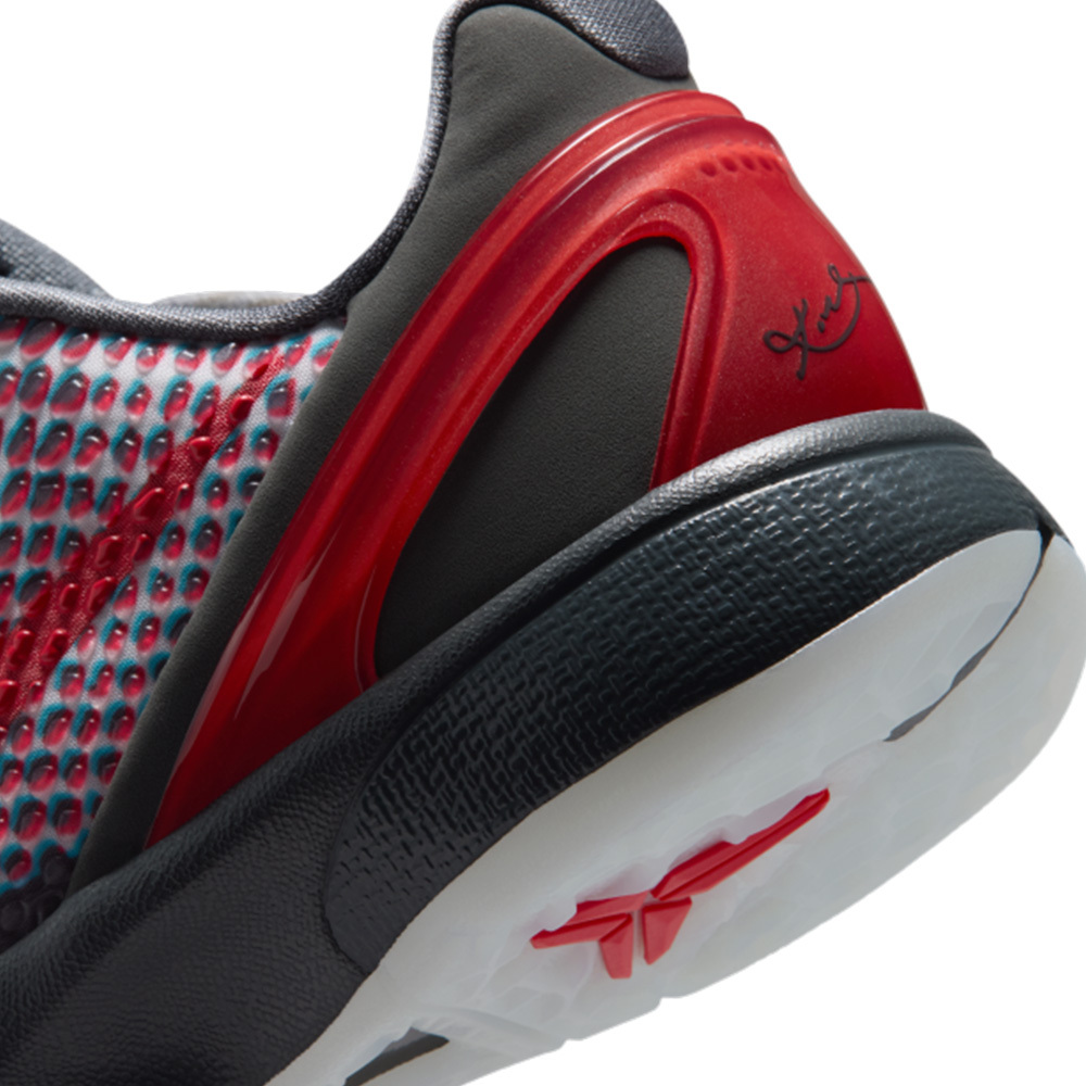 Nike Kobe 6 Hollywood 3D 深灰紅藍 GS 蛇皮壓紋 回彈 立體 運動鞋 大童鞋 HM4824-002