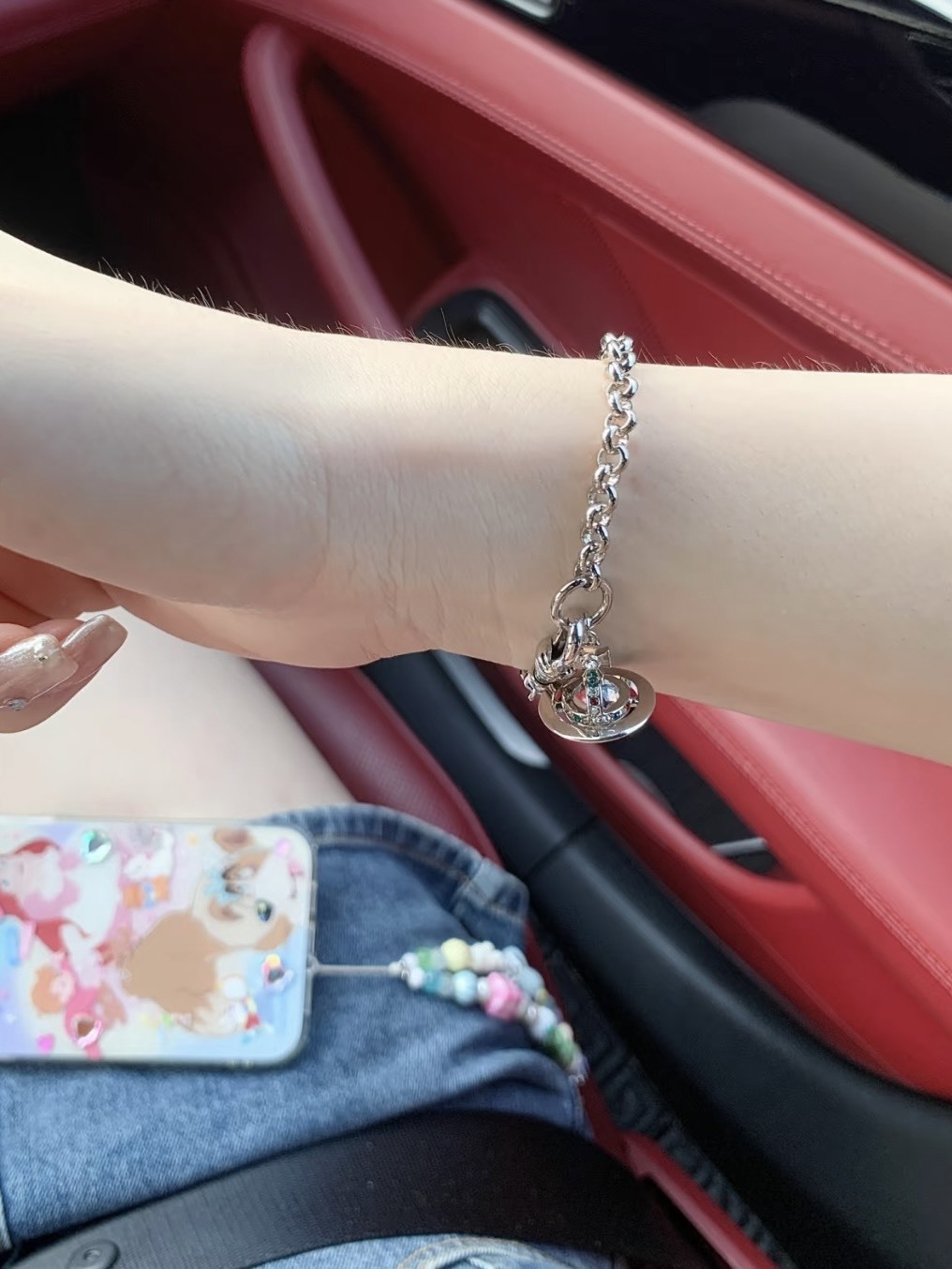 VIVIENNE WESTWOOD 西太后 NEW PETITE ORB 土星 球型 手鍊