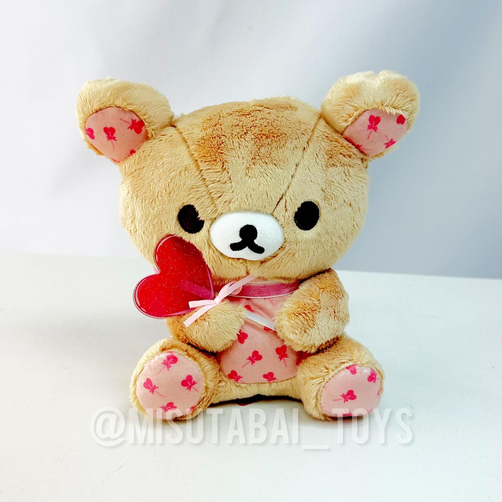 Rilakkuma Plush Toy Heart Theme