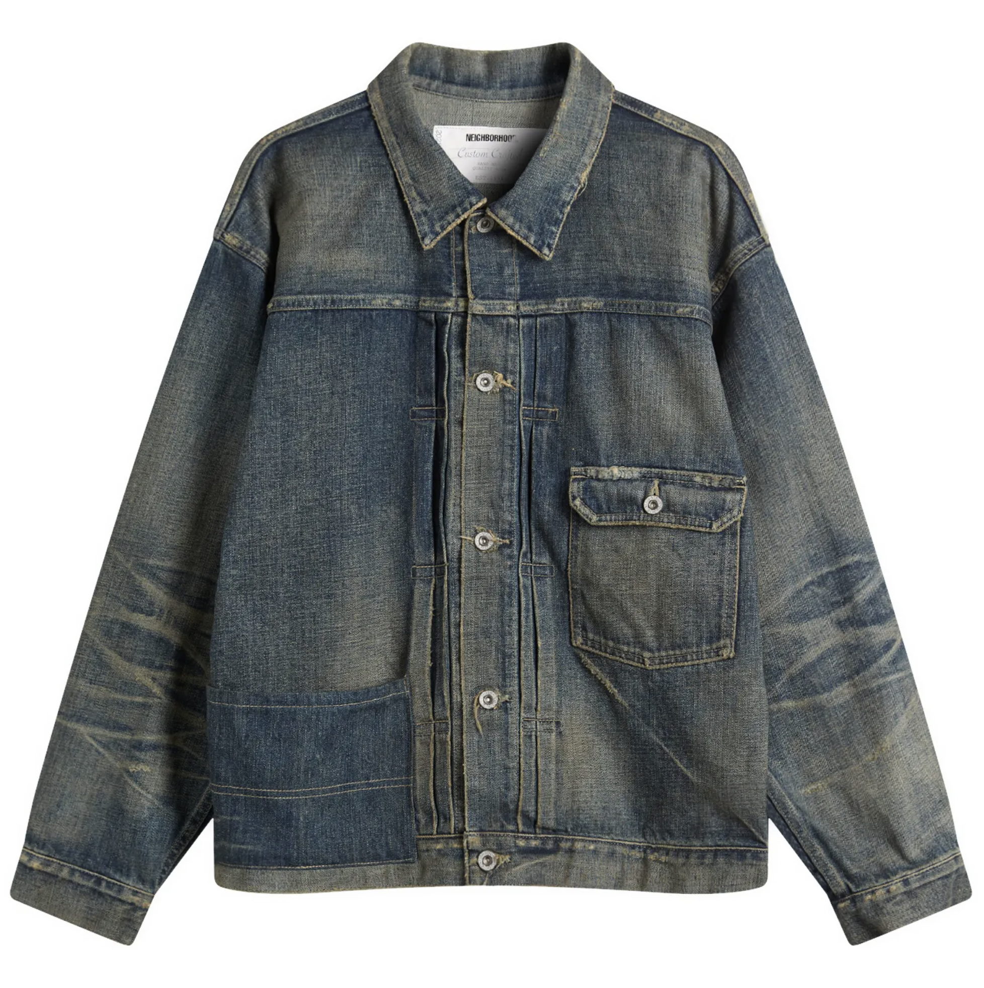 [現貨] NEIGHBORHOOD FW25 SAVAGE DENIM TYPE-1 JACKET | INDIGO