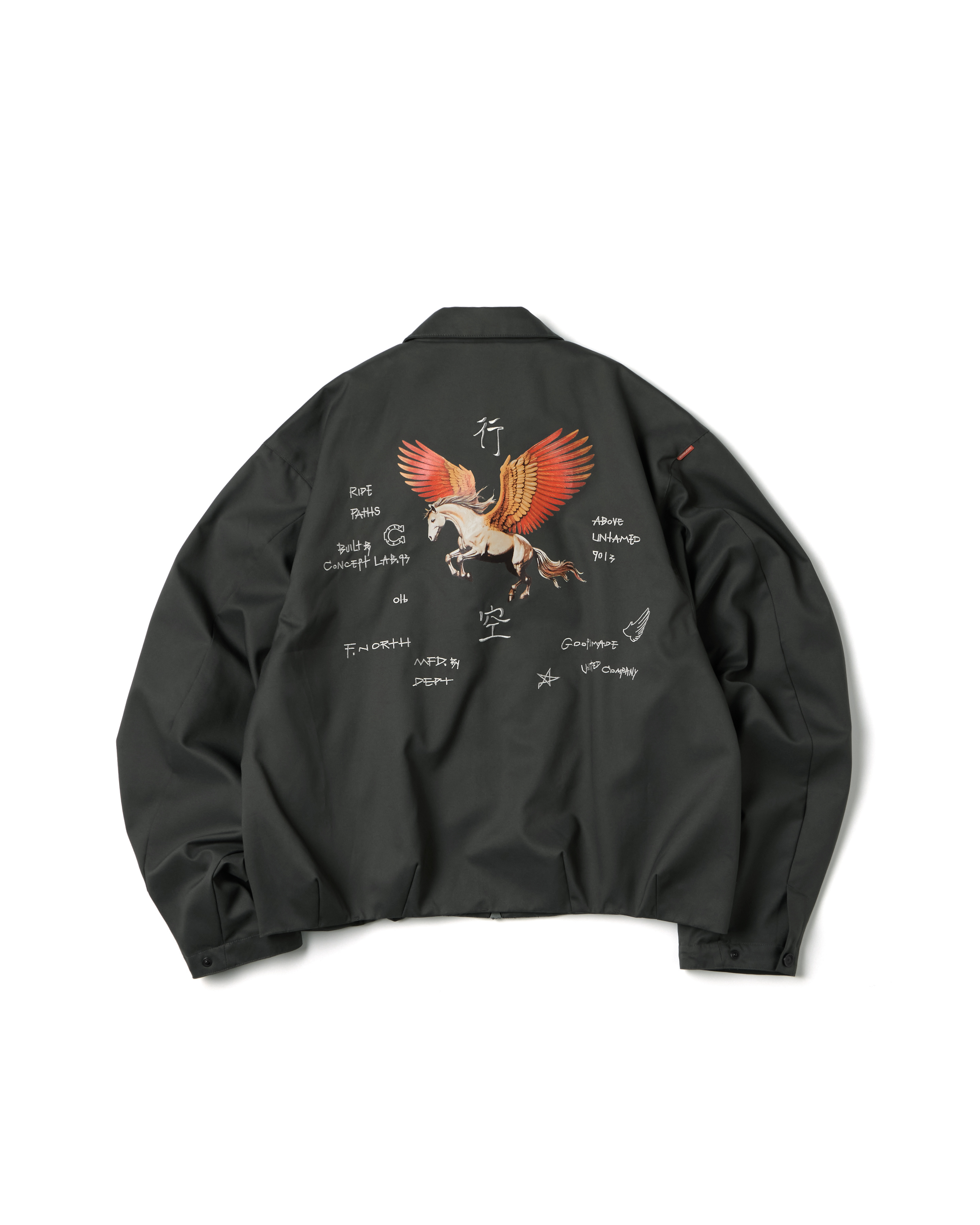 GOOPiMADE Lunar NY - “Pegasus” Work Jacket - Iron