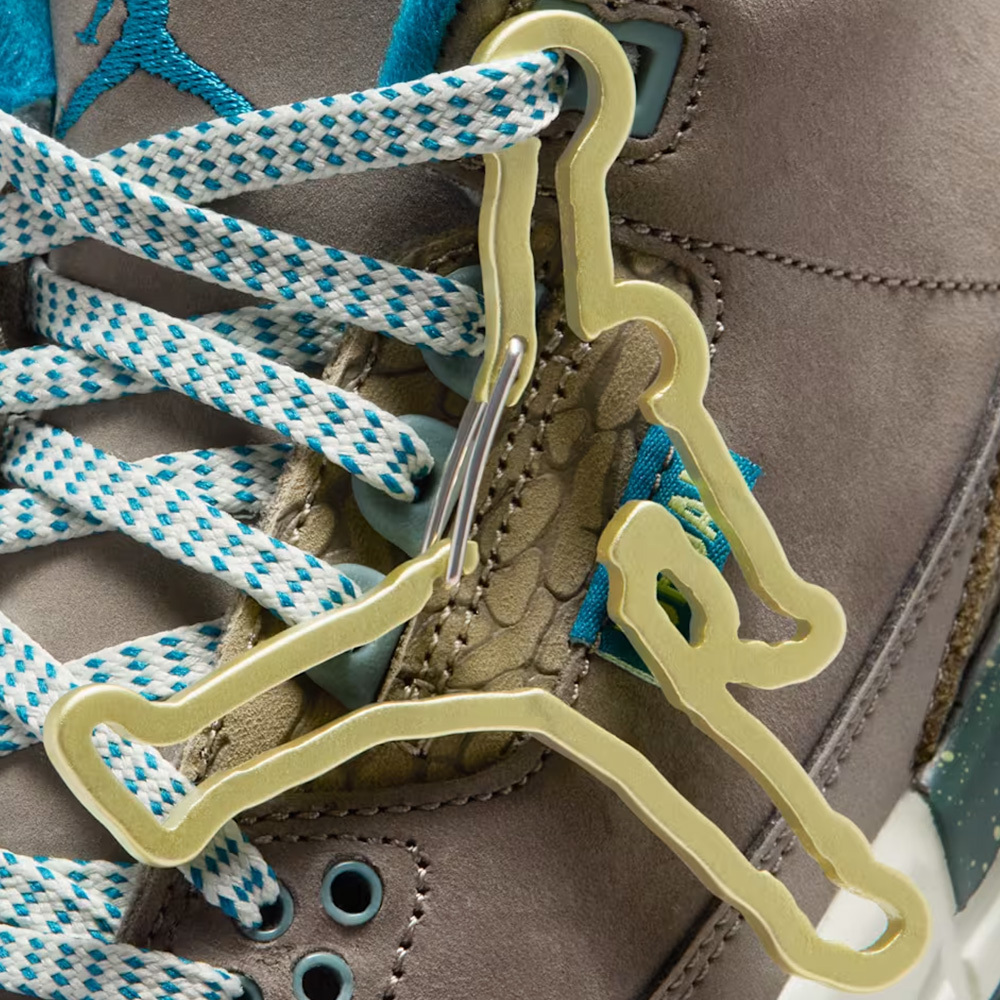 Nike Air Jordan 3 Retro 卡其灰綠 GS 皮革 抓地力 緩衝 運動鞋 大童鞋 IB7066-001