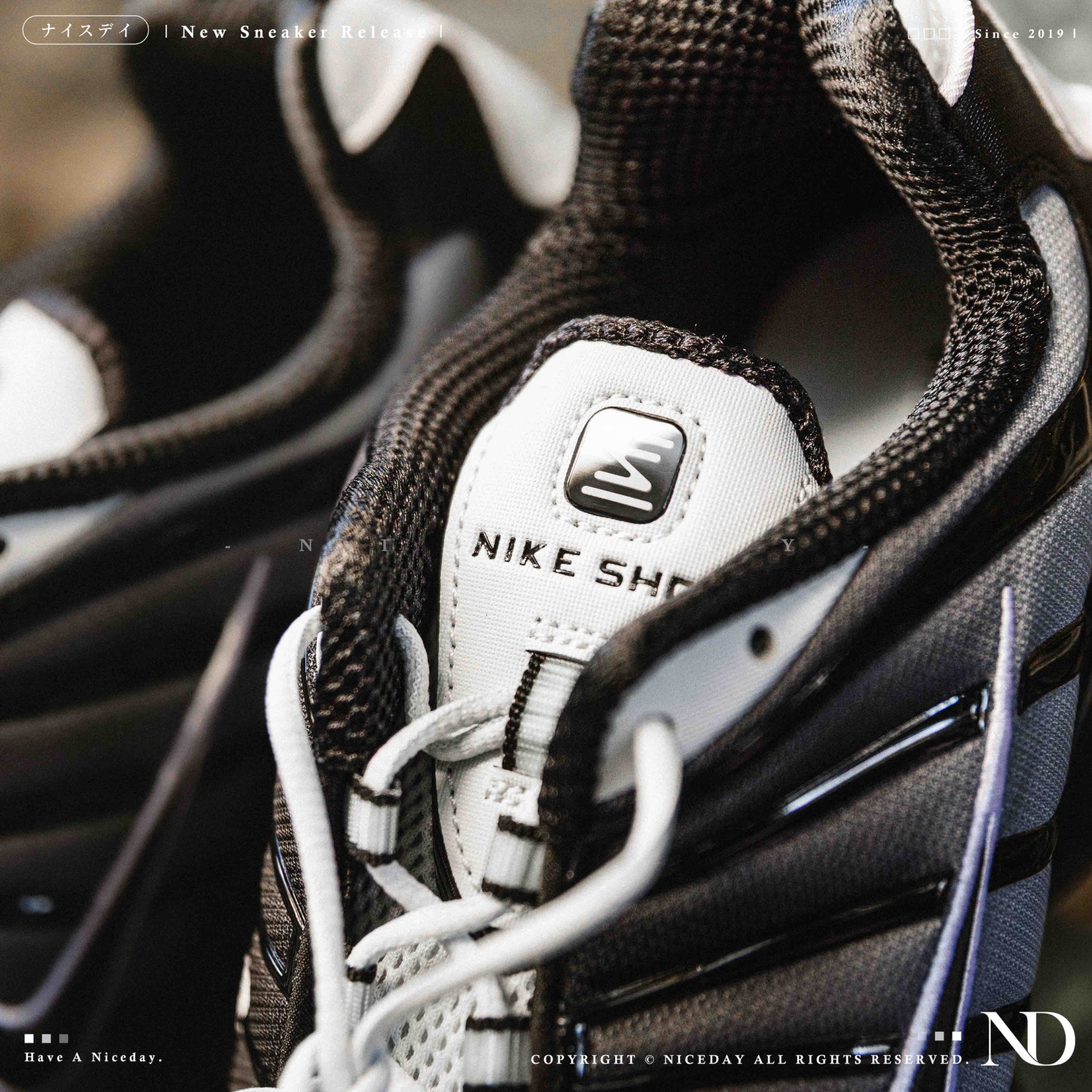 NICEDAY 現貨 Nike Shox TL Black Platinum 漸層 彈簧鞋 黑白 白 黑 男鞋 AV3595-017