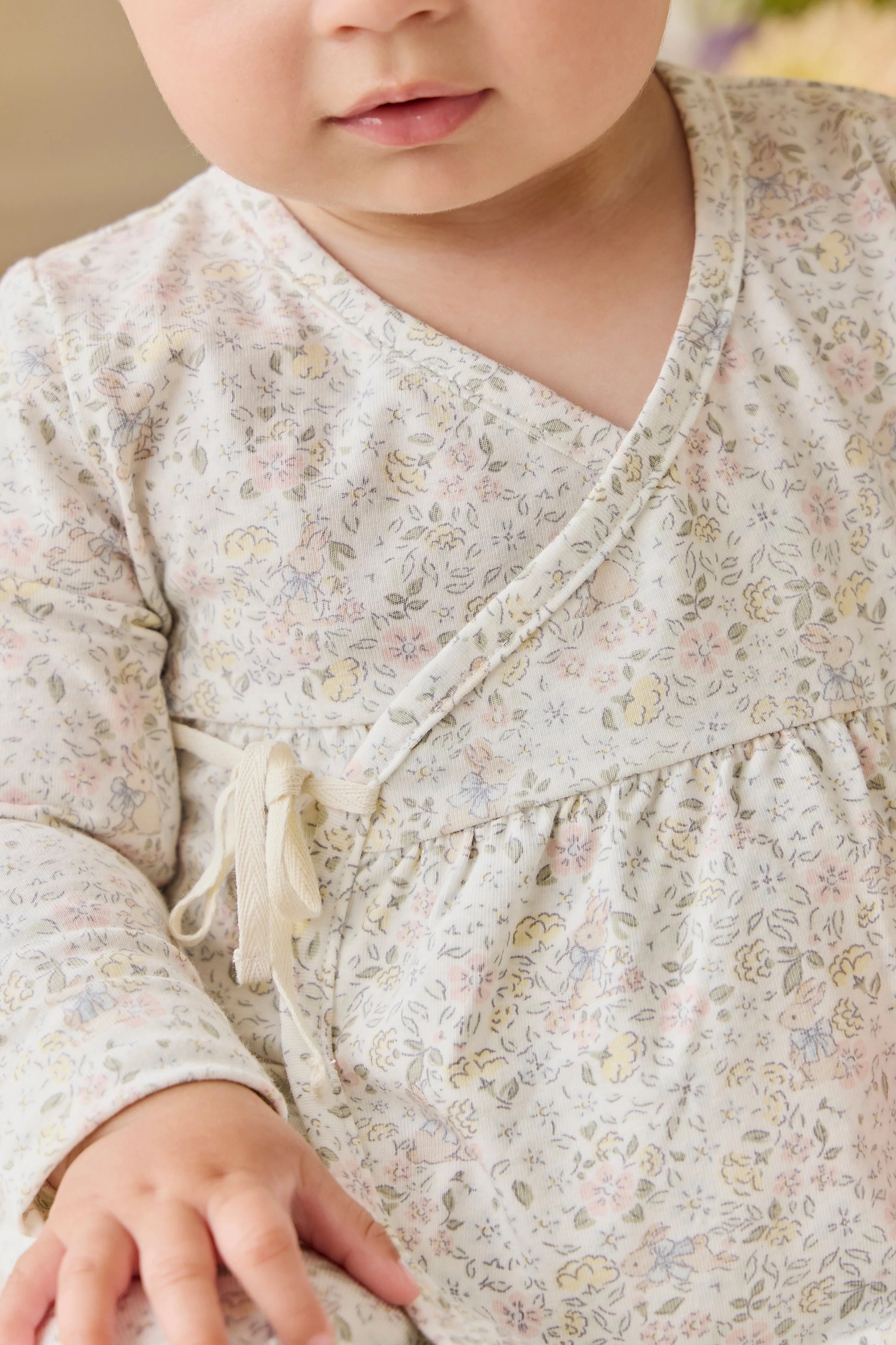 【預購】JAMIE KAY -Organic Cotton Petal Wrap Top（Cottage Garden）