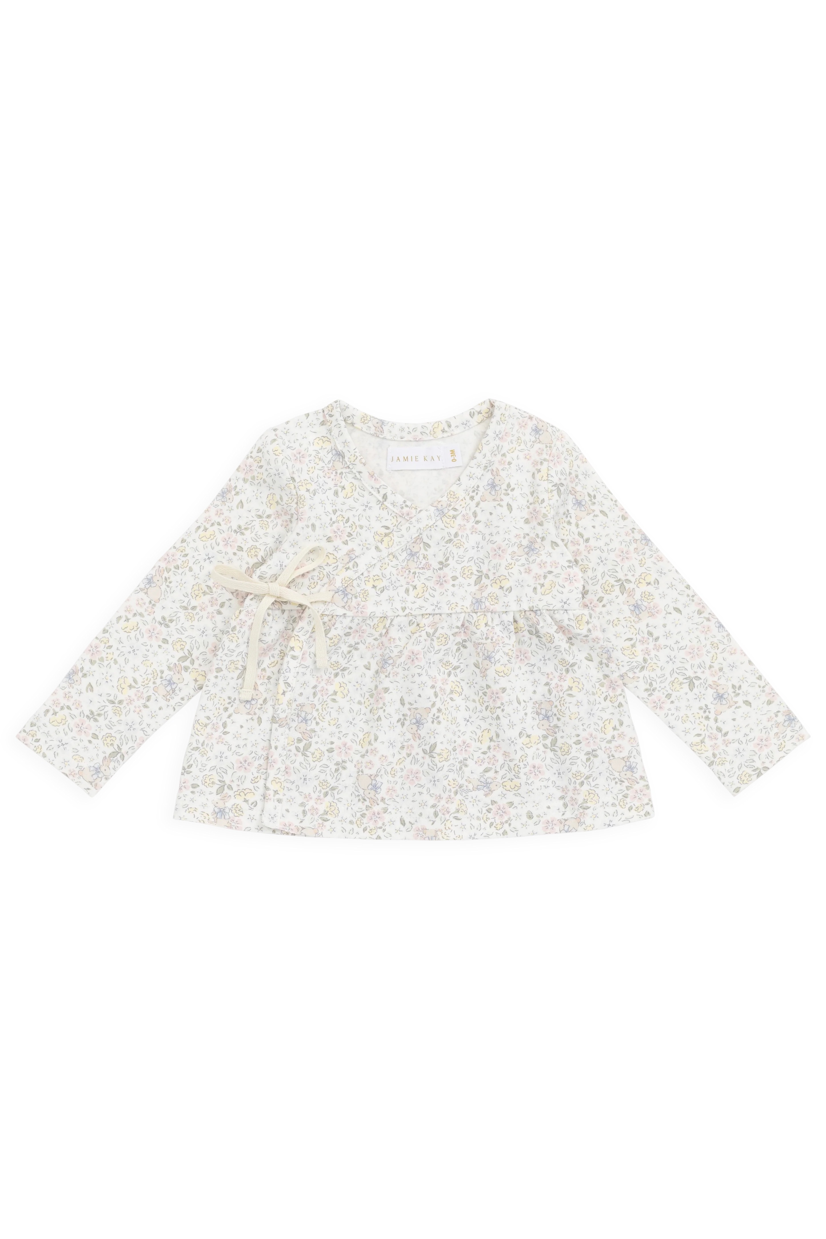 【預購】JAMIE KAY -Organic Cotton Petal Wrap Top（Cottage Garden）