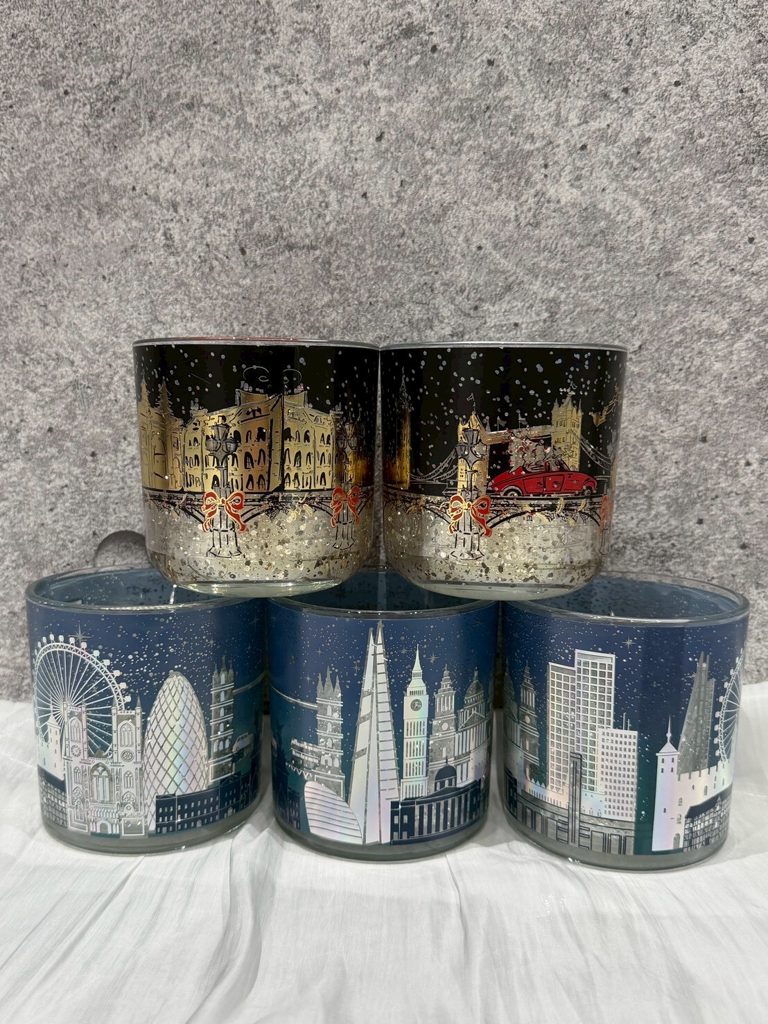 現貨 M&S 英國聖誕蠟燭 限定香薰 LED發光星空禮盒款 氛圍感