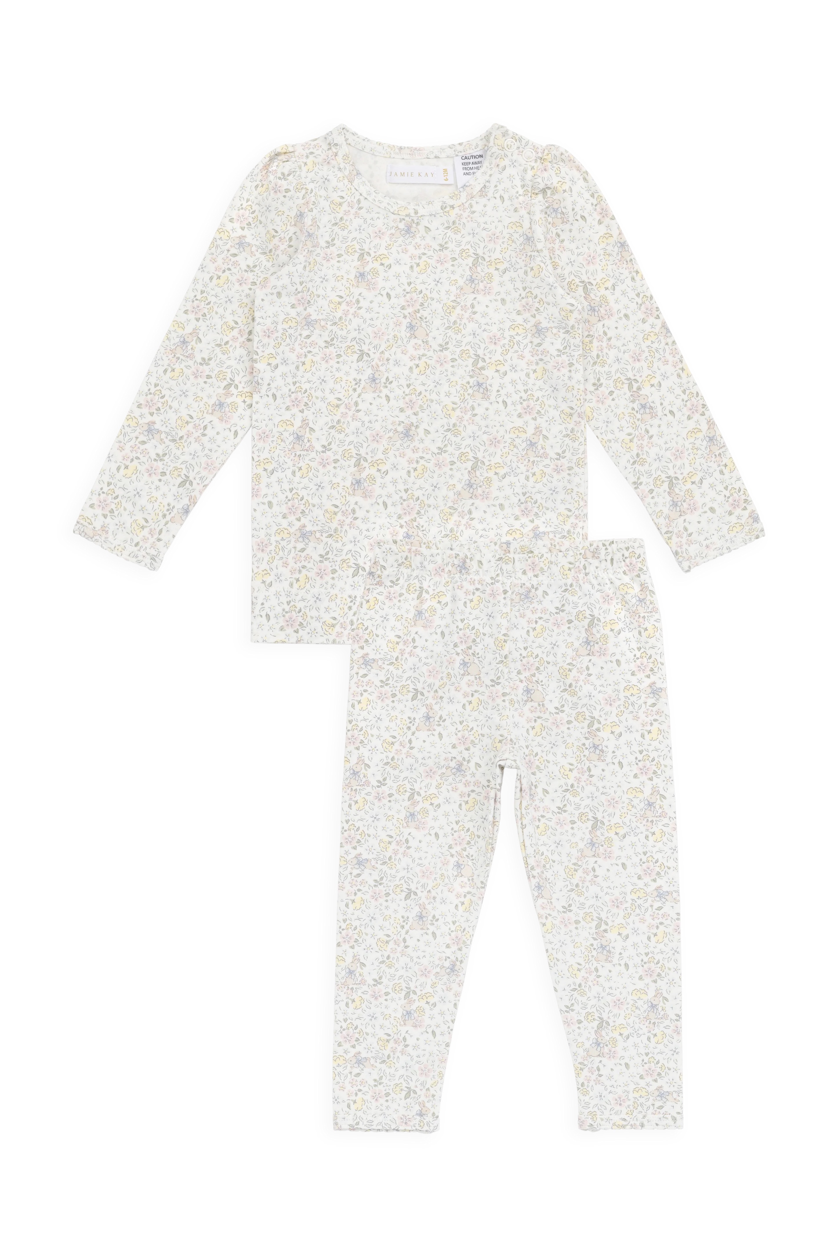 【預購】JAMIE KAY -Organic Cotton Louisella Long Sleeve Pyjama Set（Cottage Garden）