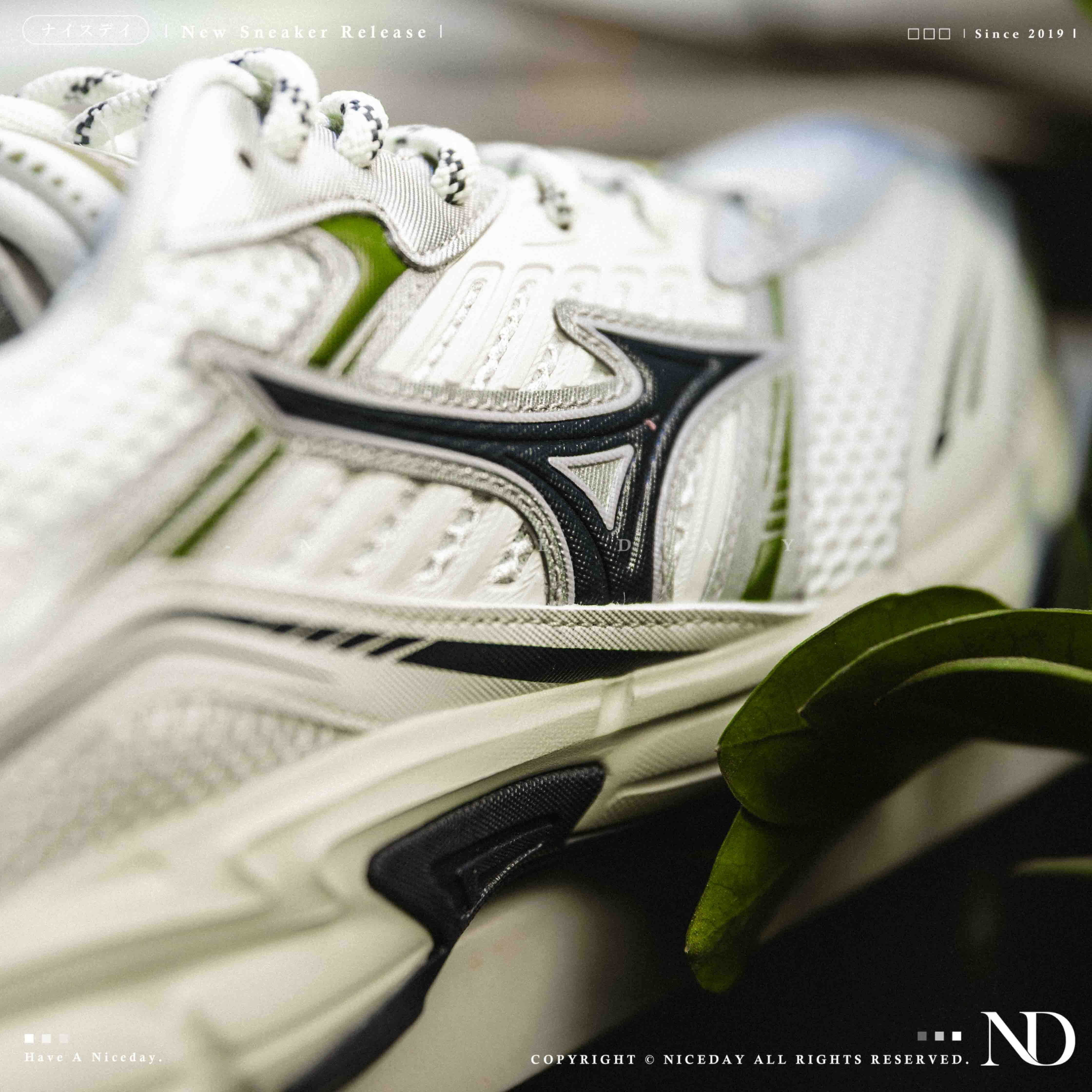 NICEDAY 代購 Ｍizuno Speed 2010 奶油白 白 白灰 復古 舒適 機能 跑鞋 慢跑 男女鞋 D1GH251706