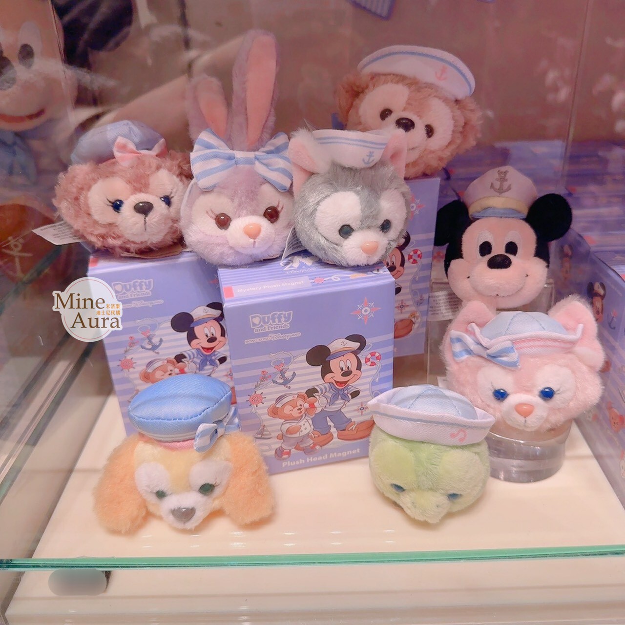 2026 春日啟航 米奇 Mickey 達菲 Duffy 與好友 絨毛大頭 造型 磁鐵 盲選盒 盲盒 -香港迪士尼樂園