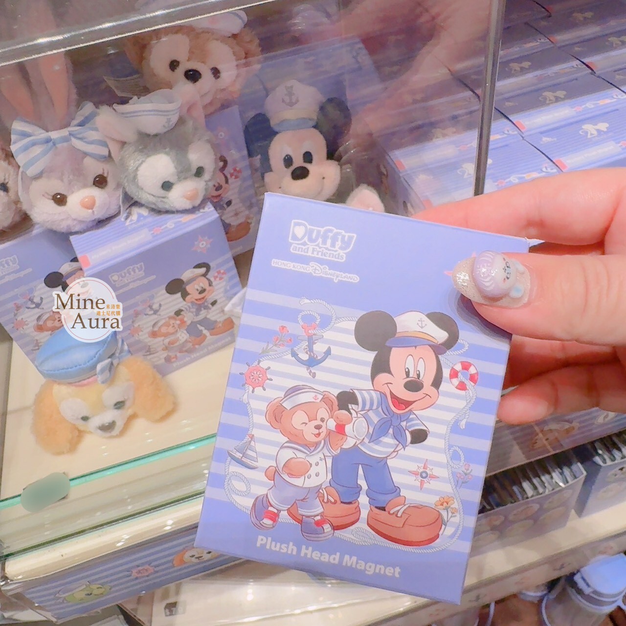 2026 春日啟航 米奇 Mickey 達菲 Duffy 與好友 絨毛大頭 造型 磁鐵 盲選盒 盲盒 -香港迪士尼樂園