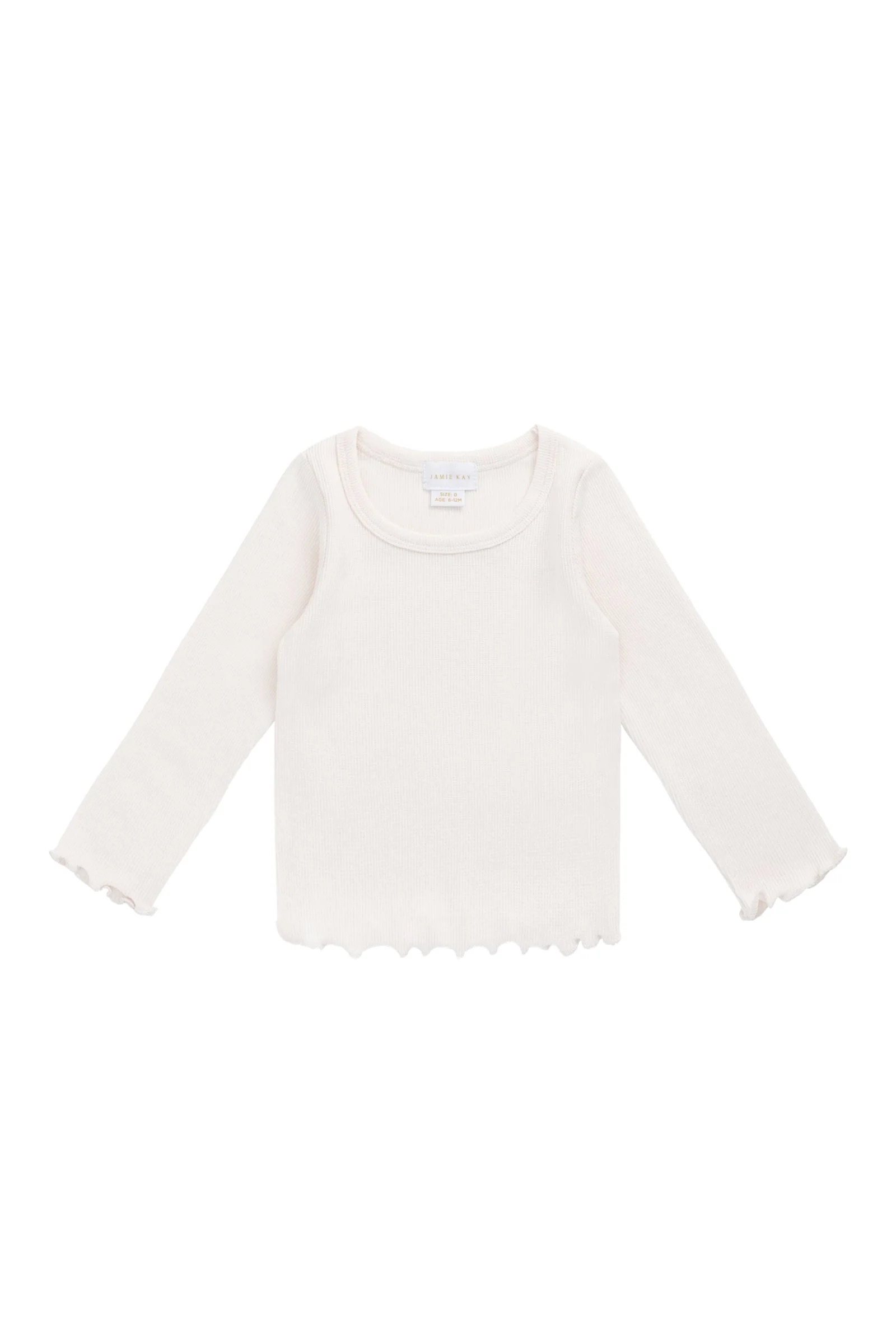 【預購】JAMIE KAY -Organic Cotton Fine Rib Agathe Top（Blushed Rose）
