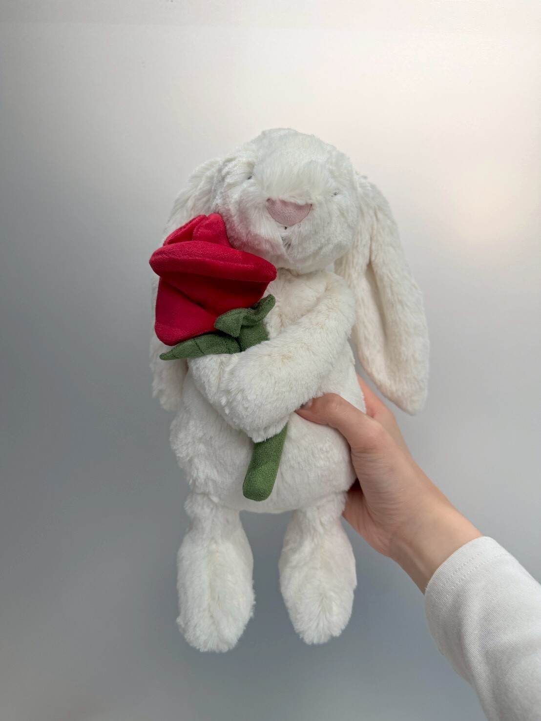 JELLY CAT 限定款 玫瑰兔子娃娃