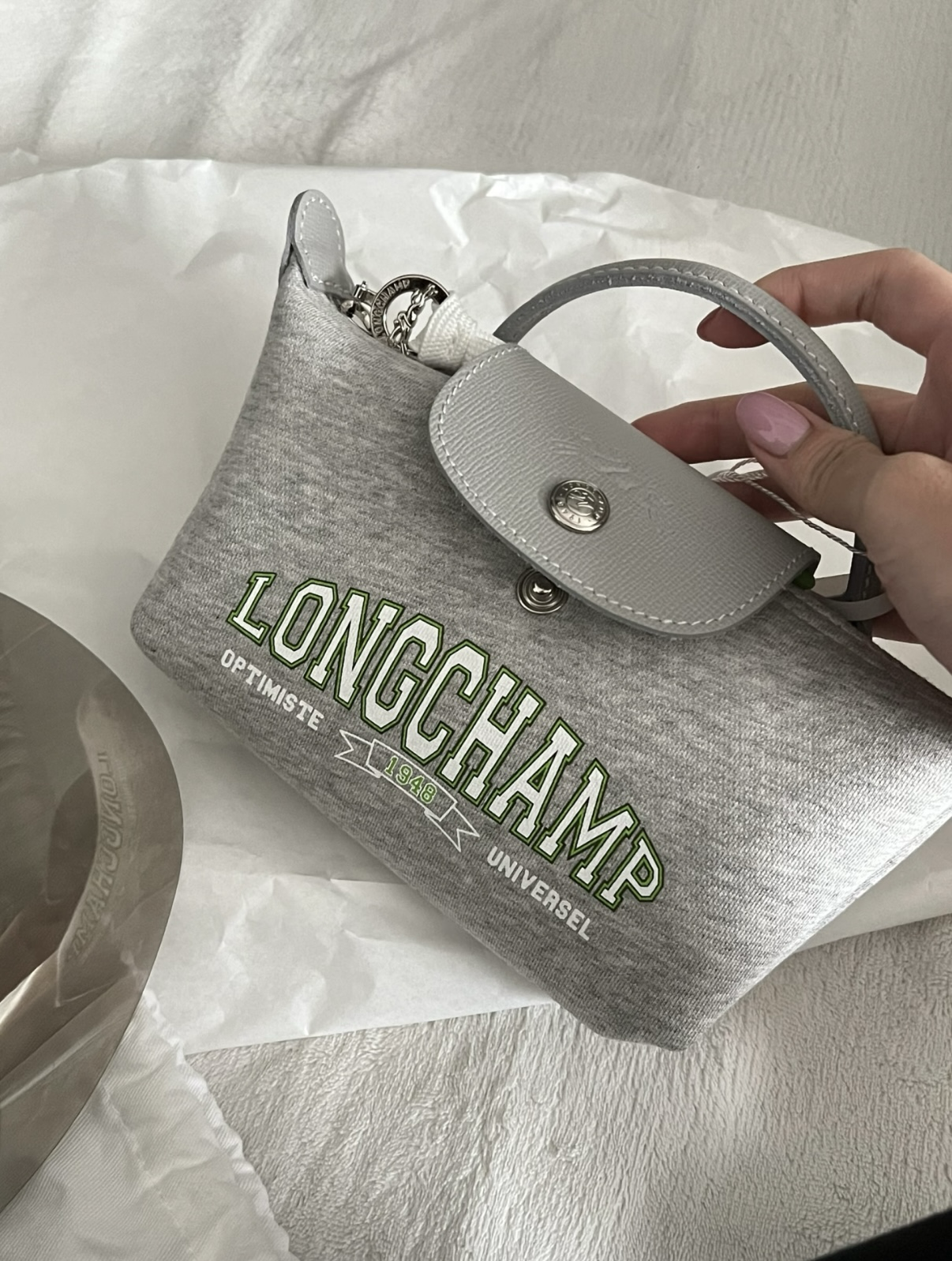 Longchamp Le Pilage Collection University Pouch （校園學院風！）