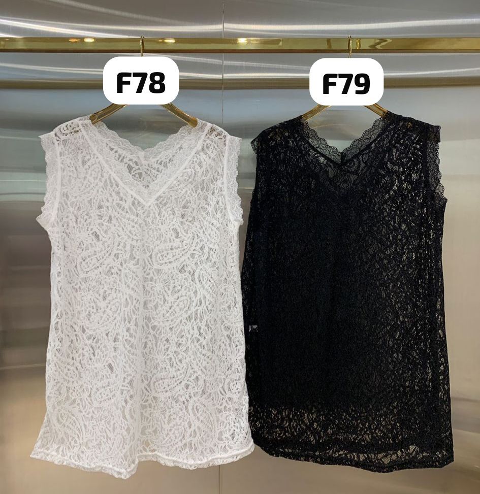KOR LACE 背心 KOR0318 ,WH-F78/BK-F79 (0223LIVE)