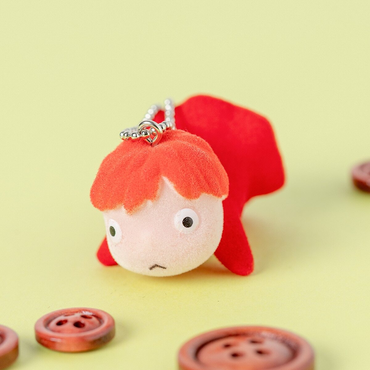 植絨鑰匙圈 波妞