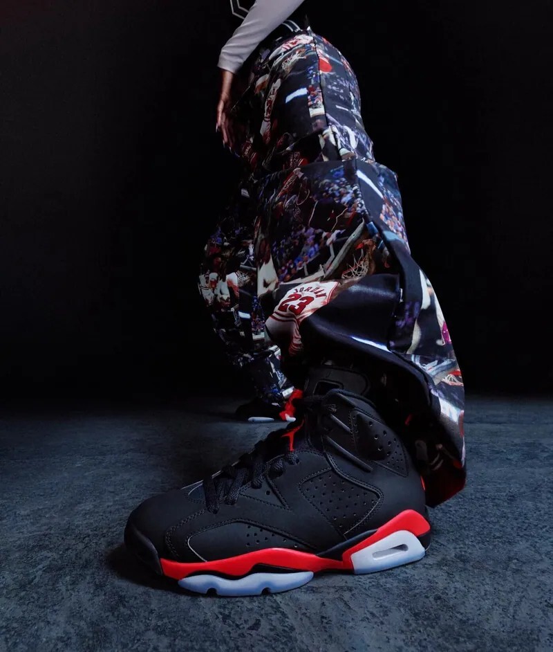 iSNEAKERS｜Air Jordan 6 "Infrared Salesman" 黑紅 鄧紫棋同款 CT8529-001