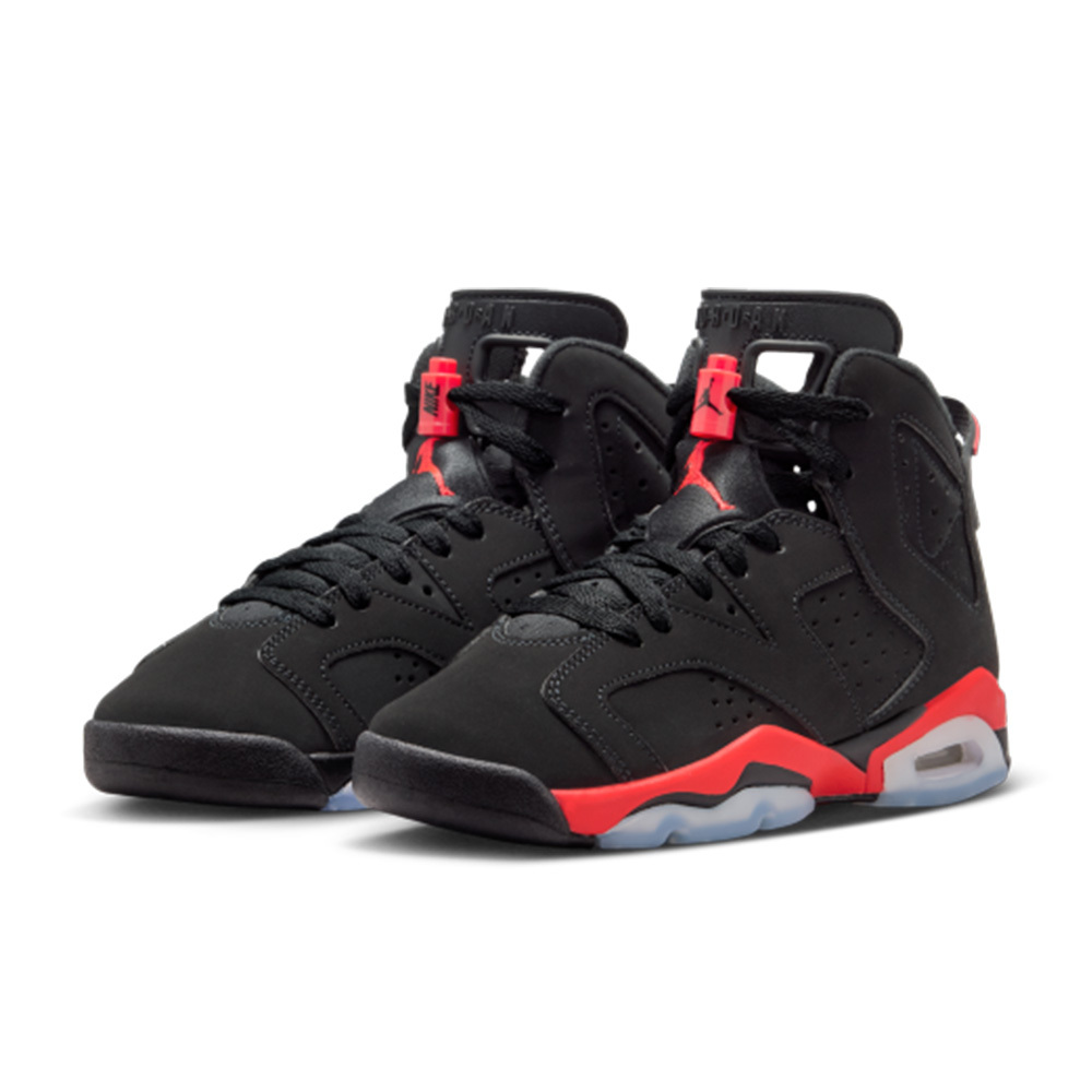Nike Air Jordan 6 Retro 大魔王 黑紅 GS 氣墊 緩震 運動鞋 大童鞋 IQ1275-001
