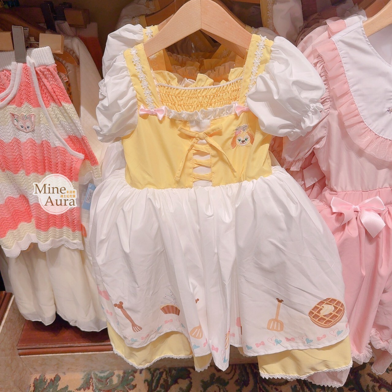 可琦安 餅乾 CookieAnn 小童 公主袖 造型 連身洋裝 -香港迪士尼樂園