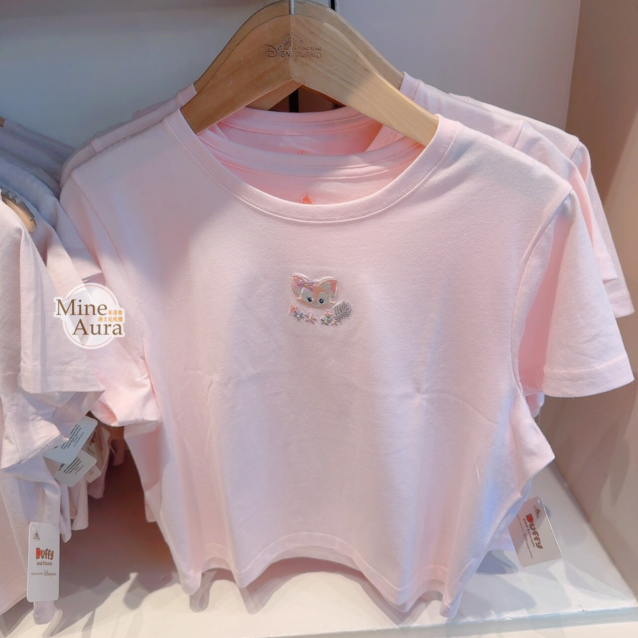 玲娜貝兒 Lina bell 刺繡大頭 短T 上衣 兒童/成人 親子裝 -香港迪士尼樂園