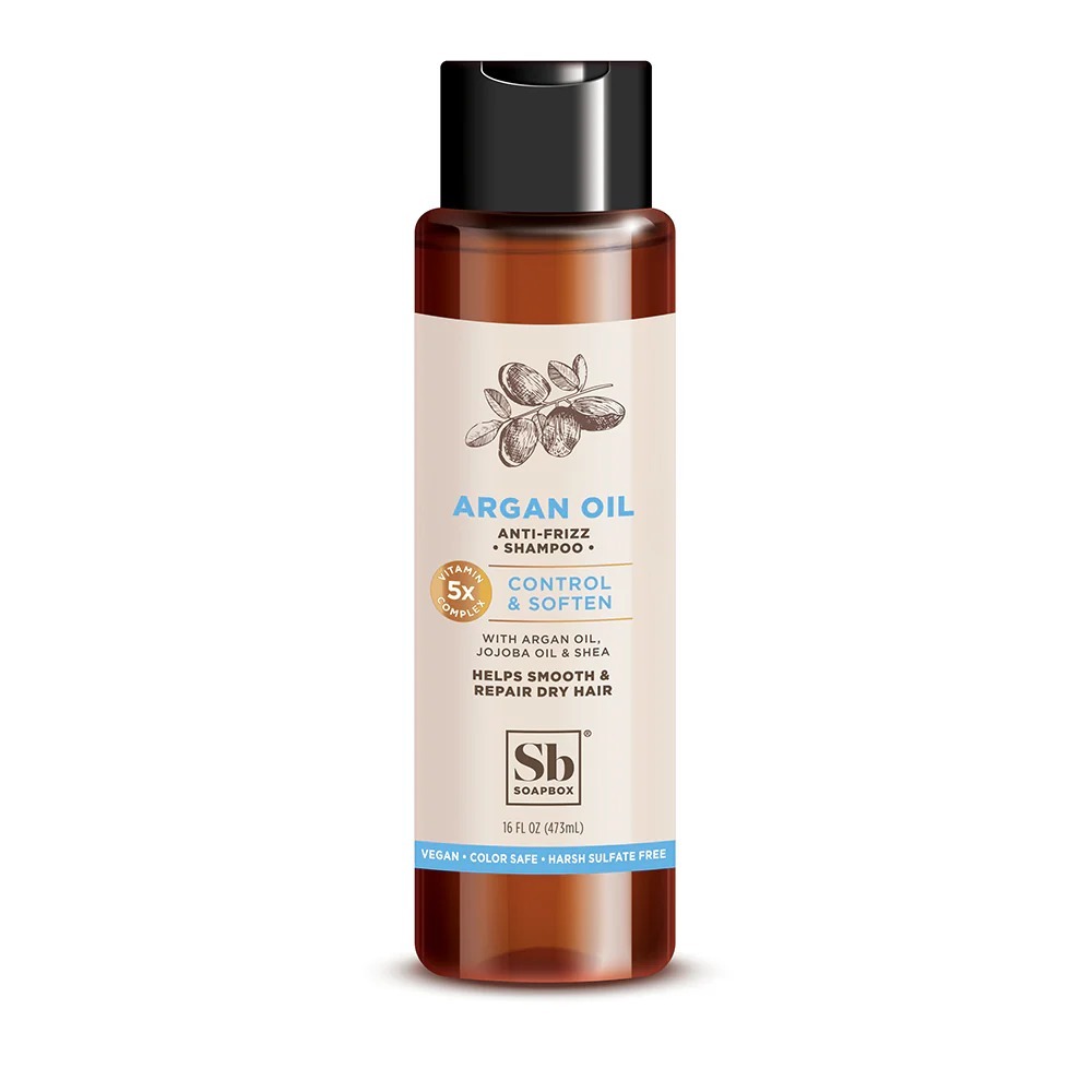 Soapbox Argan Oil & Vanilla Anti-Frizz Shampoo