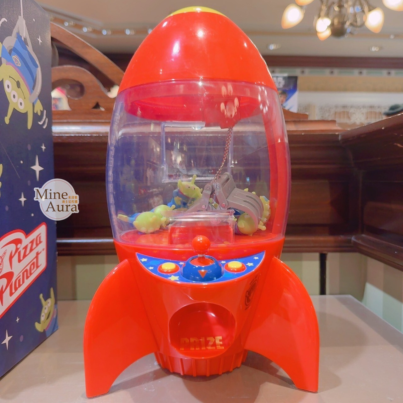 三眼怪 Alien 火箭造型 迷你娃娃機 玩具總動員 Toy Story -香港迪士尼樂園