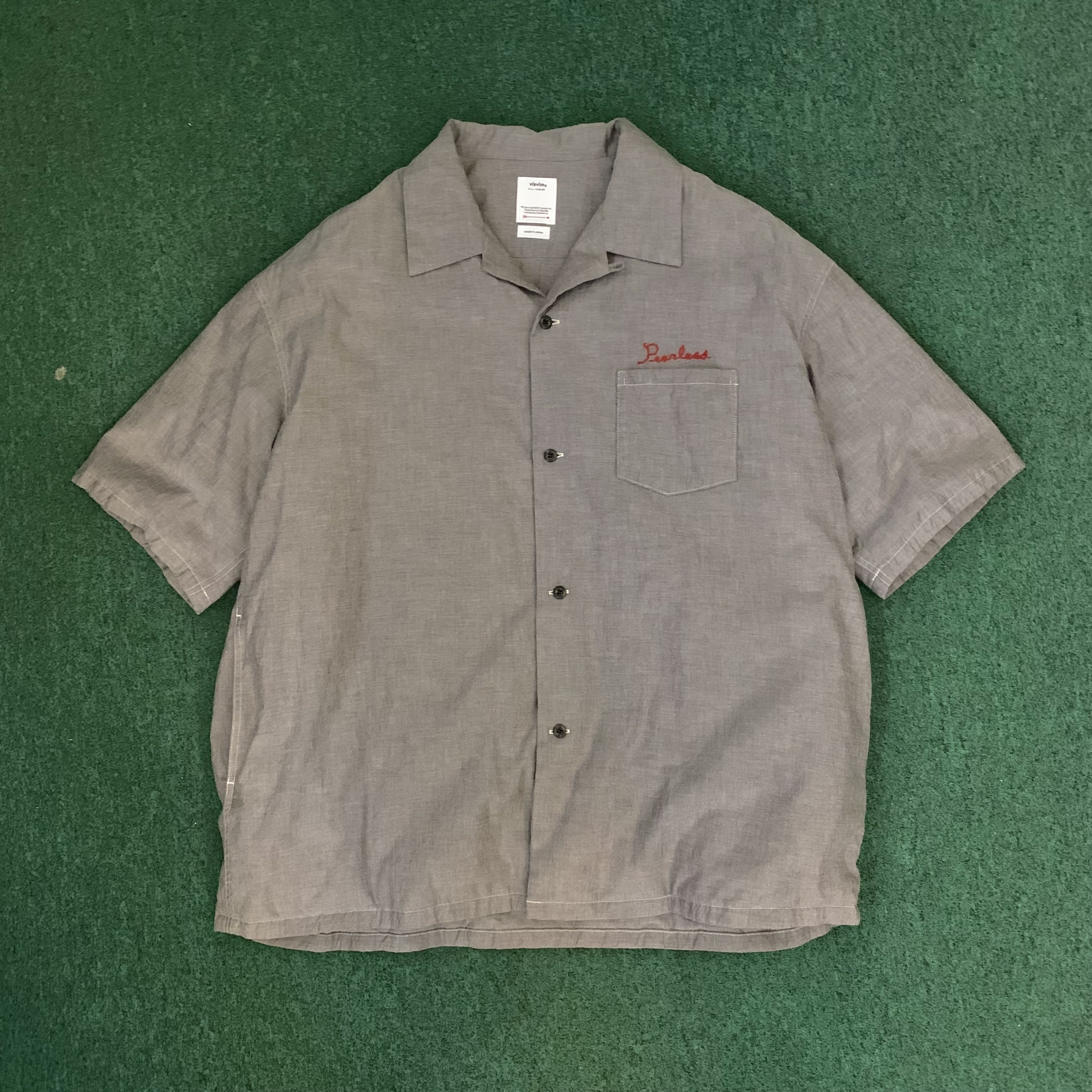 最後價格 LAST PRICE: VISVIM WALLIS (DOWN) SHIRT S/S *羽絨 - BROWN SIZE 4 IN STOCK NOW (現貨發售中)