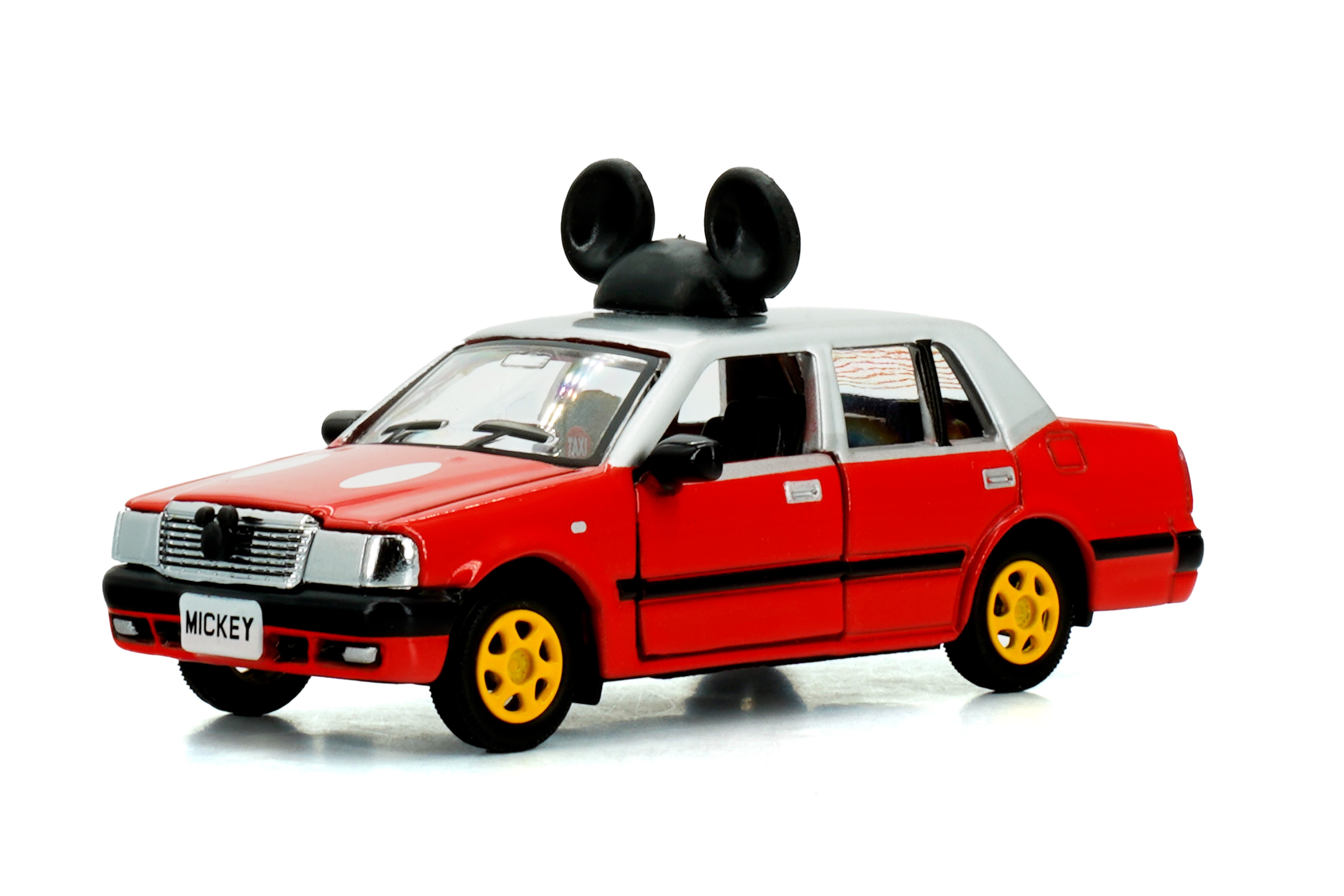 香港限定 TINY x 米奇 Mickey 聯名 香港市區 的士 1:64 模型車 擺飾 -香港迪士尼樂園