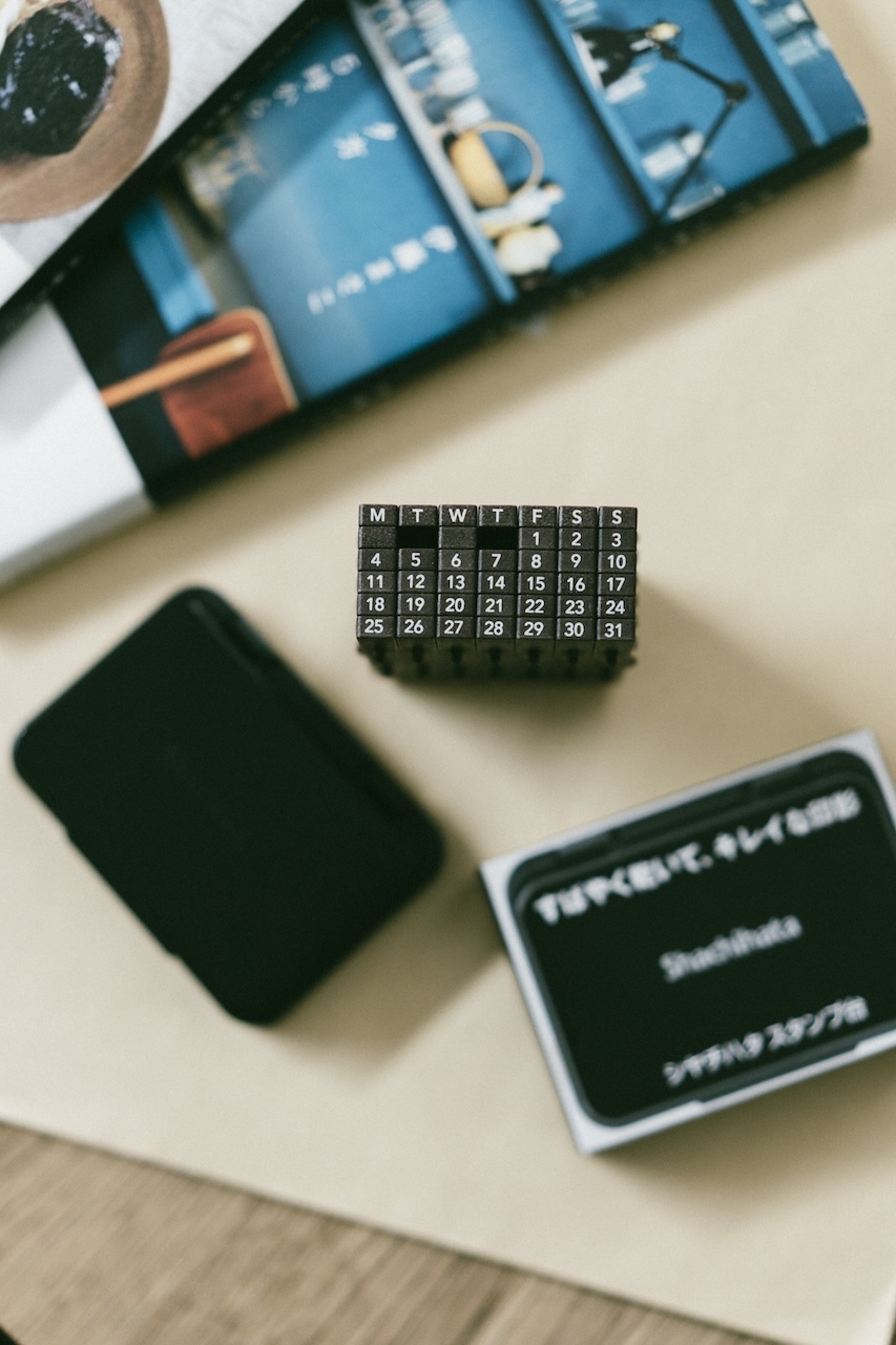 日本 Shachihata 旗牌 連結數字組合印章（可拼接萬年曆版）