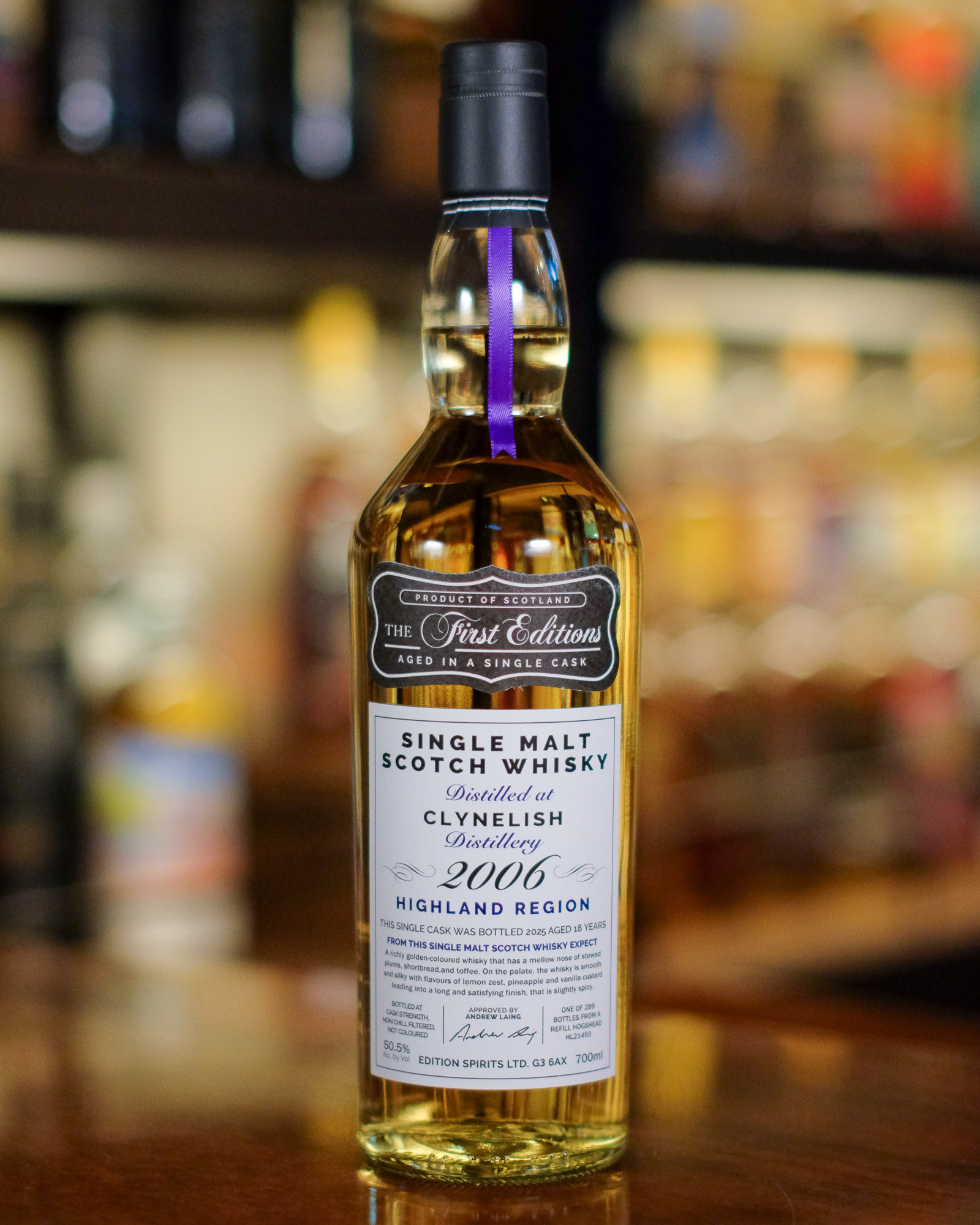 Clynelish 2006/2025 18YO Refill Hogshead #21493 50.5% The First Editions（現金價 $1880）