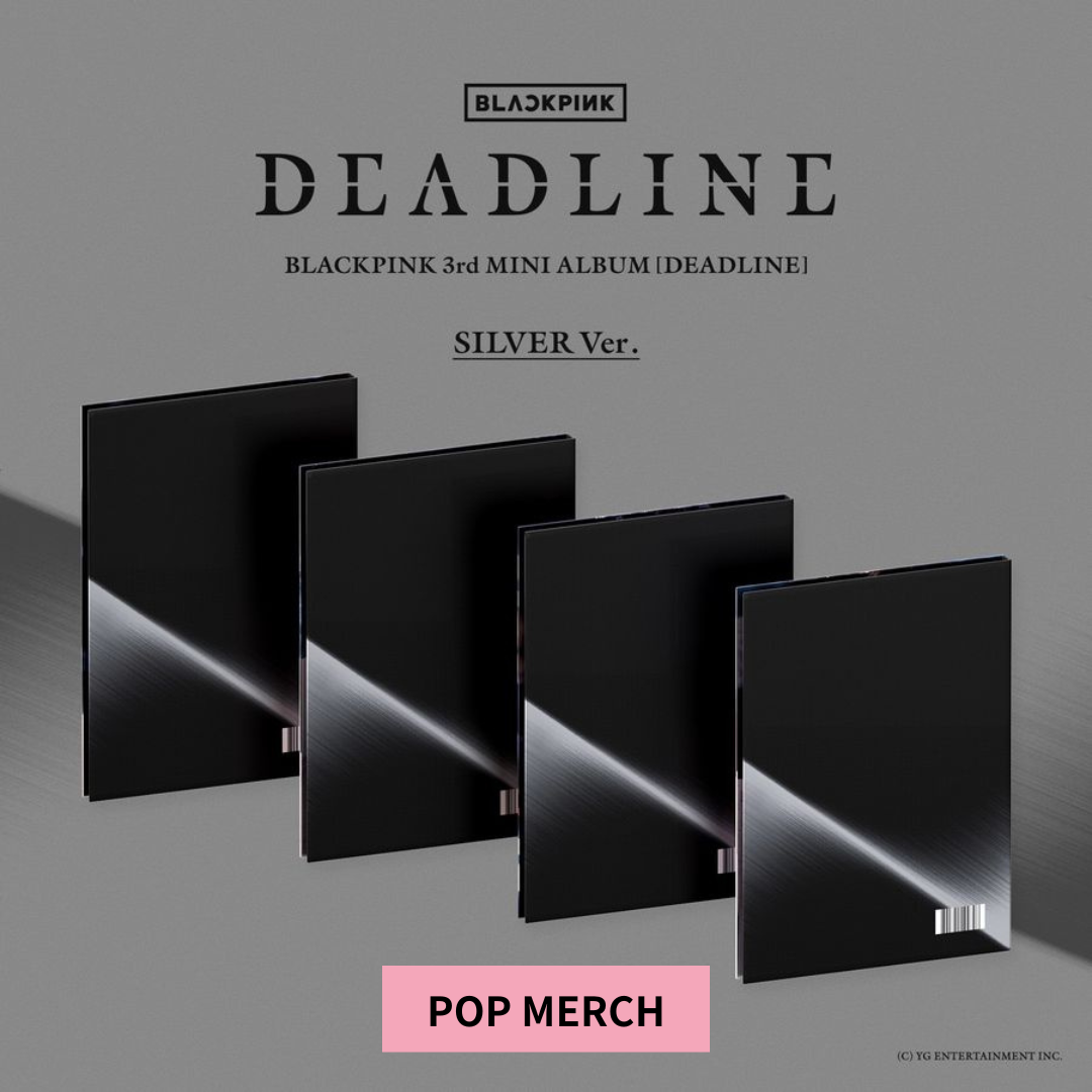 【POP MERCH 特典】BLACKPINK - 第3張迷你專輯 [DEADLINE] SILVER Ver. (Random.)