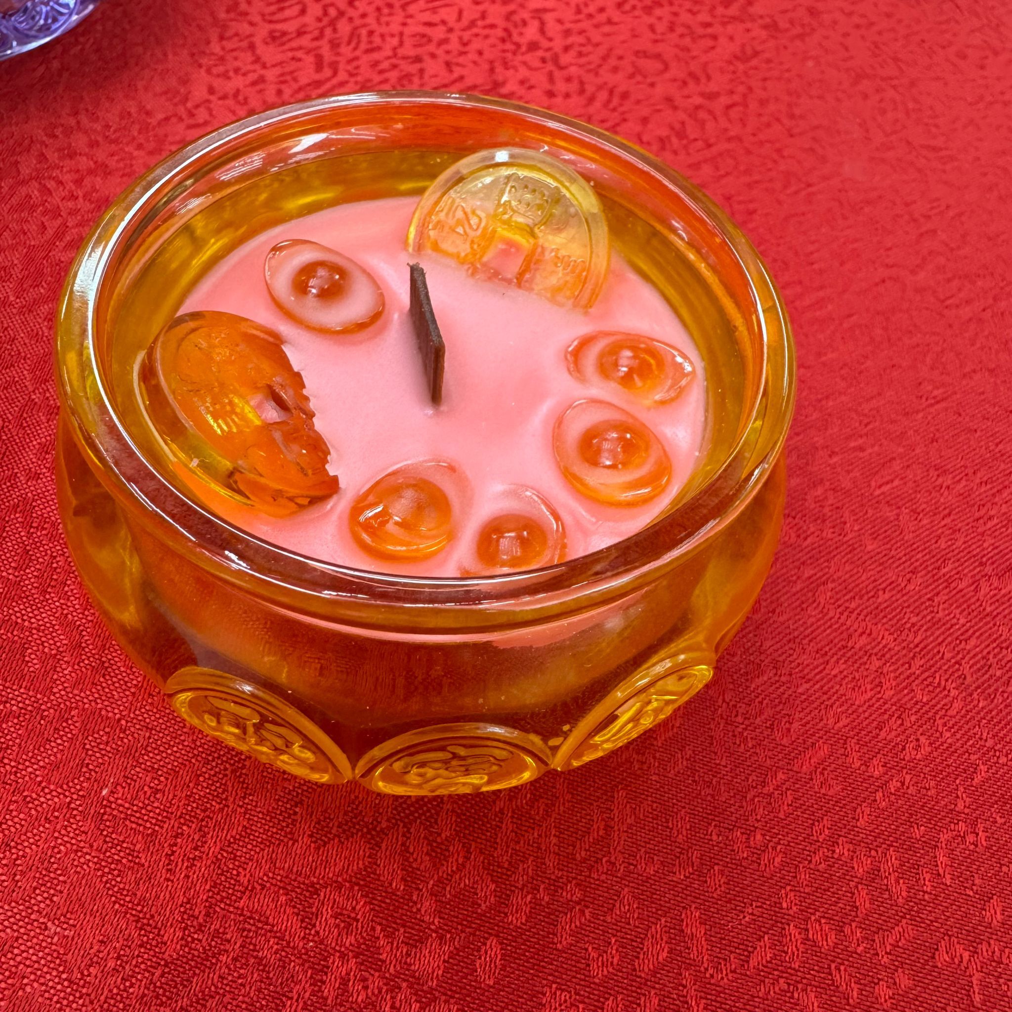 OTH-LLG0213-011 蠟燭加招財符 (A11)