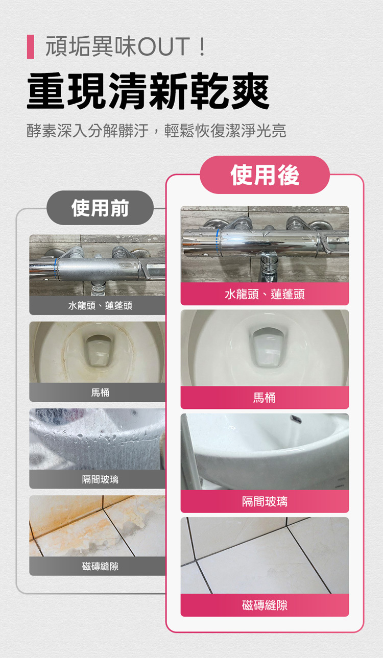 浴廁清潔前後圖