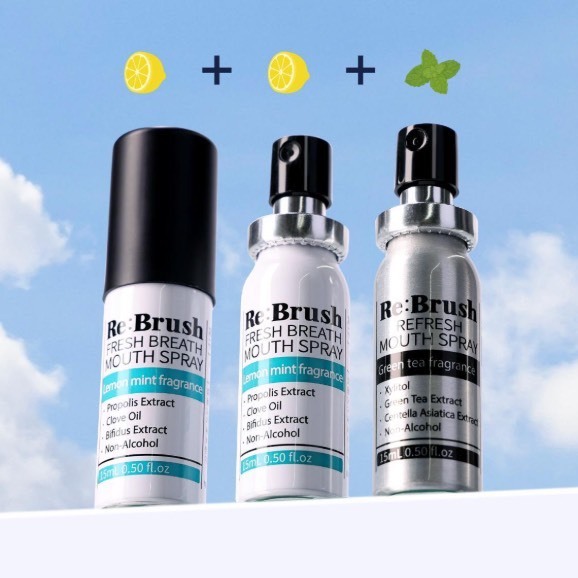 <限時折扣⚡️> 🇰🇷Re:Brush-無酒精口腔噴霧套組（15ml*3)