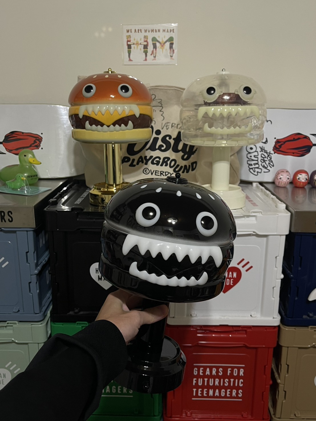 日本限定 Undercover X Medicom Toy Hamburger Lamp 漢堡燈 限量 Cortis 同款