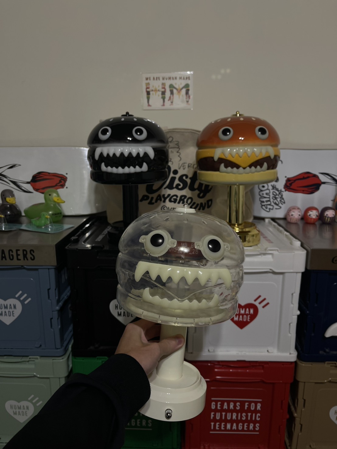 日本限定 Undercover X Medicom Toy Hamburger Lamp 漢堡燈 限量 Cortis 同款