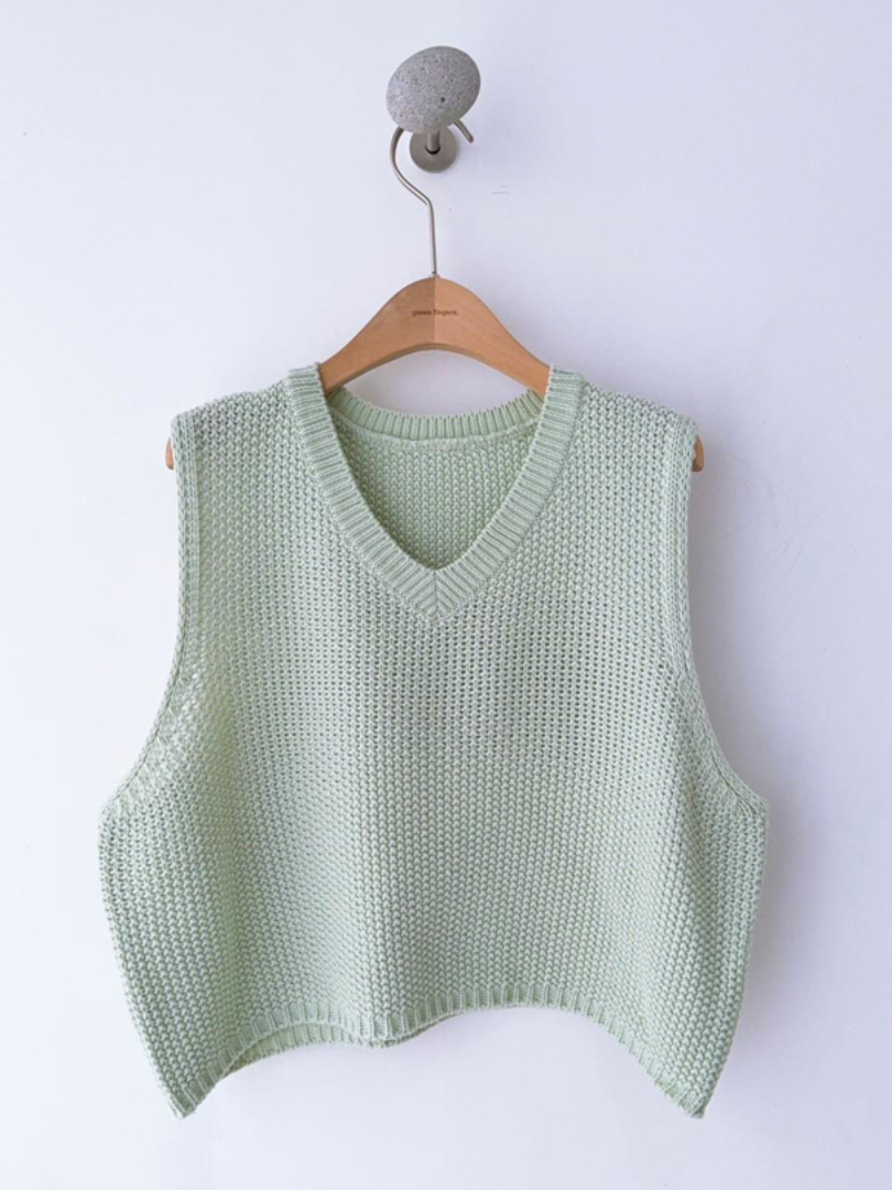 減齡層次感穿搭神器★親膚柔軟不刺癢針織背心