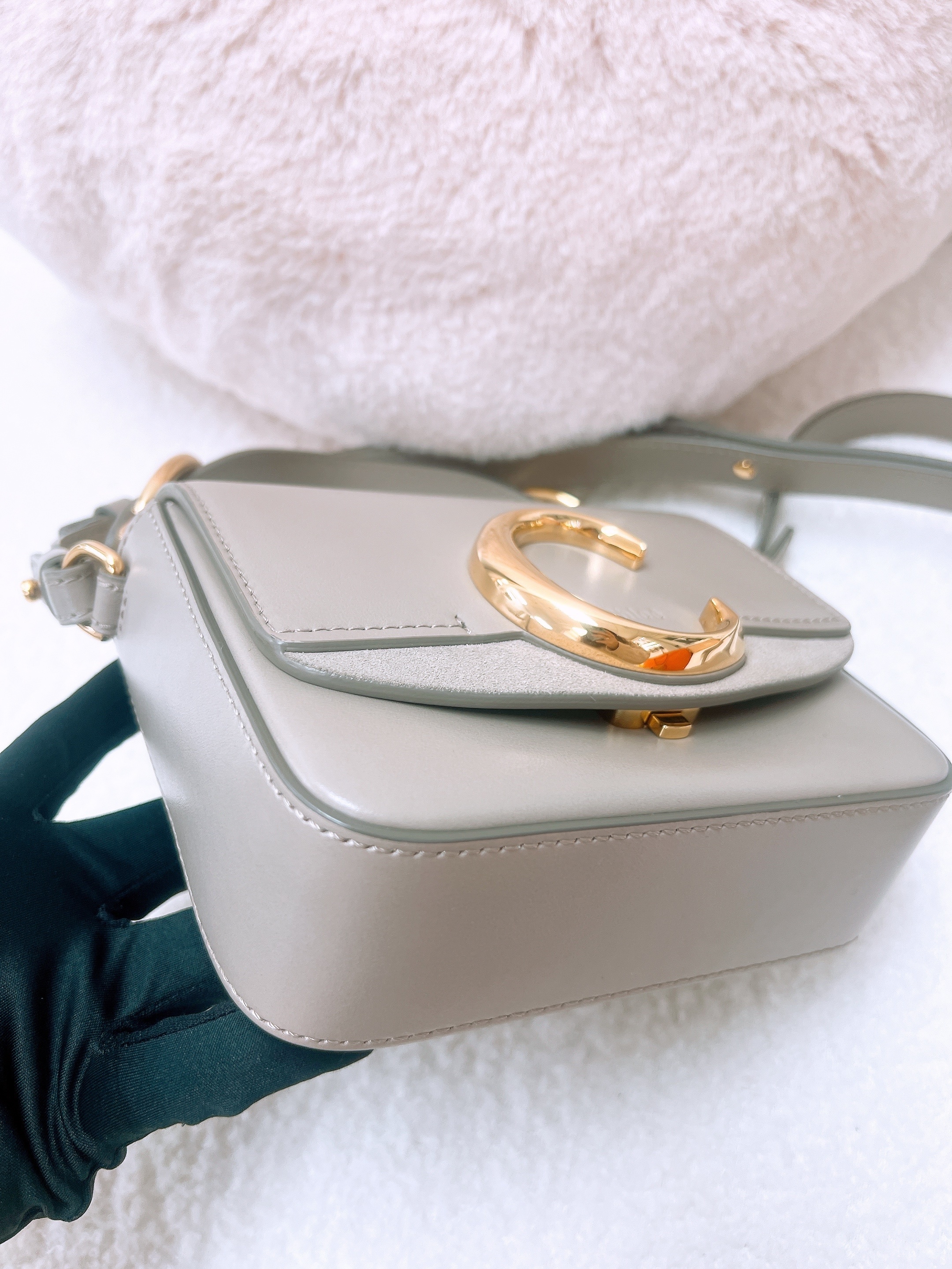 Chloe c bag mini grey