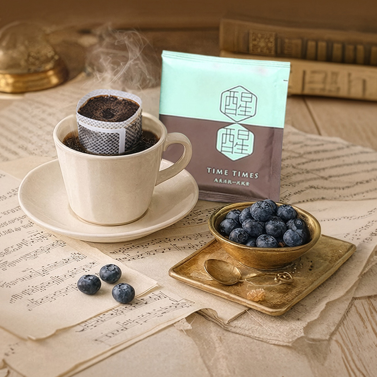 新品上市【莫札特咖啡】藍莓×莓果 與伯爵茶香，尾韻乾淨優雅，甜感明亮且層次細緻。