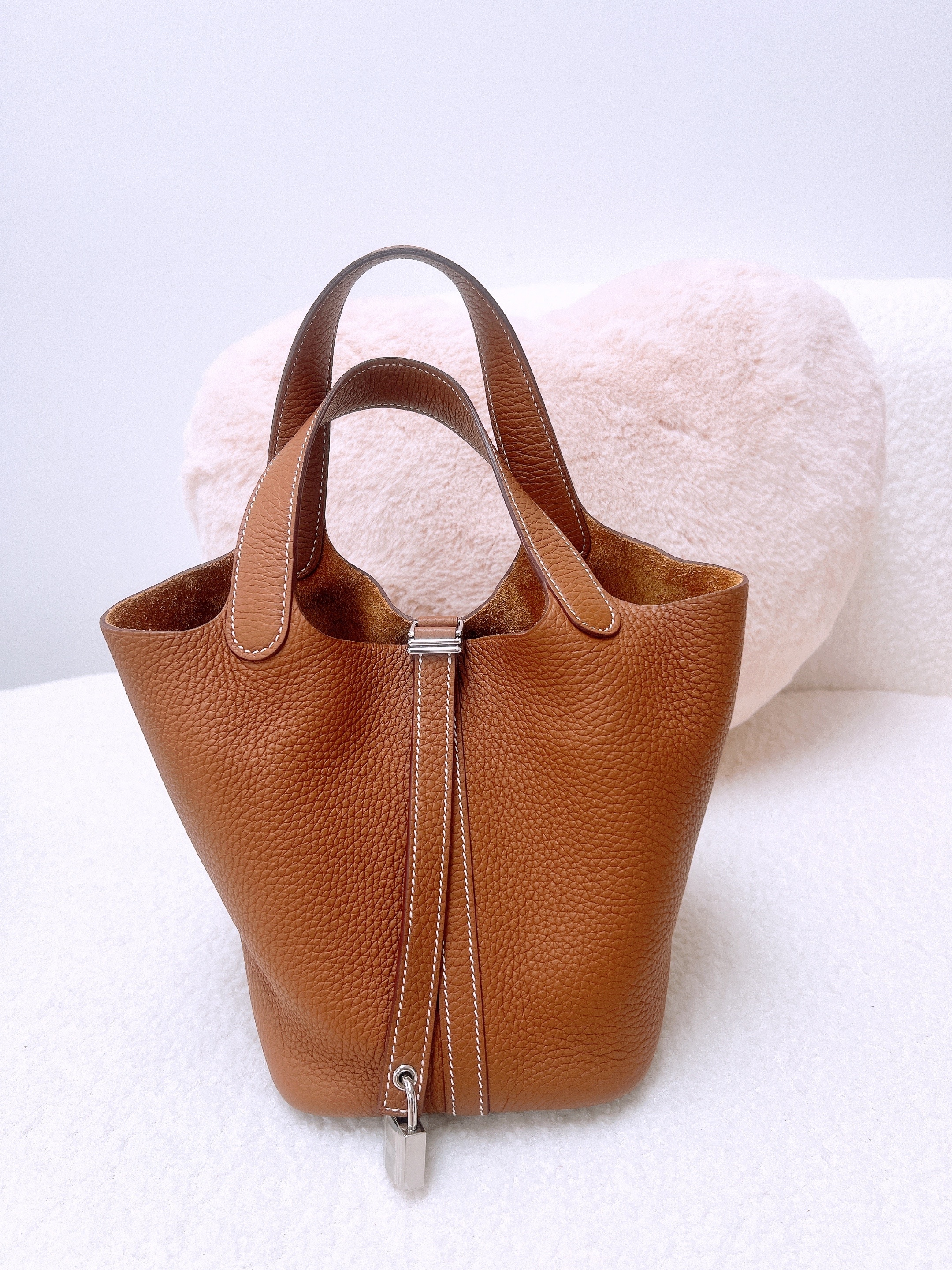 Hermes picotin 18 p18 (gold PHW/ stamp b)