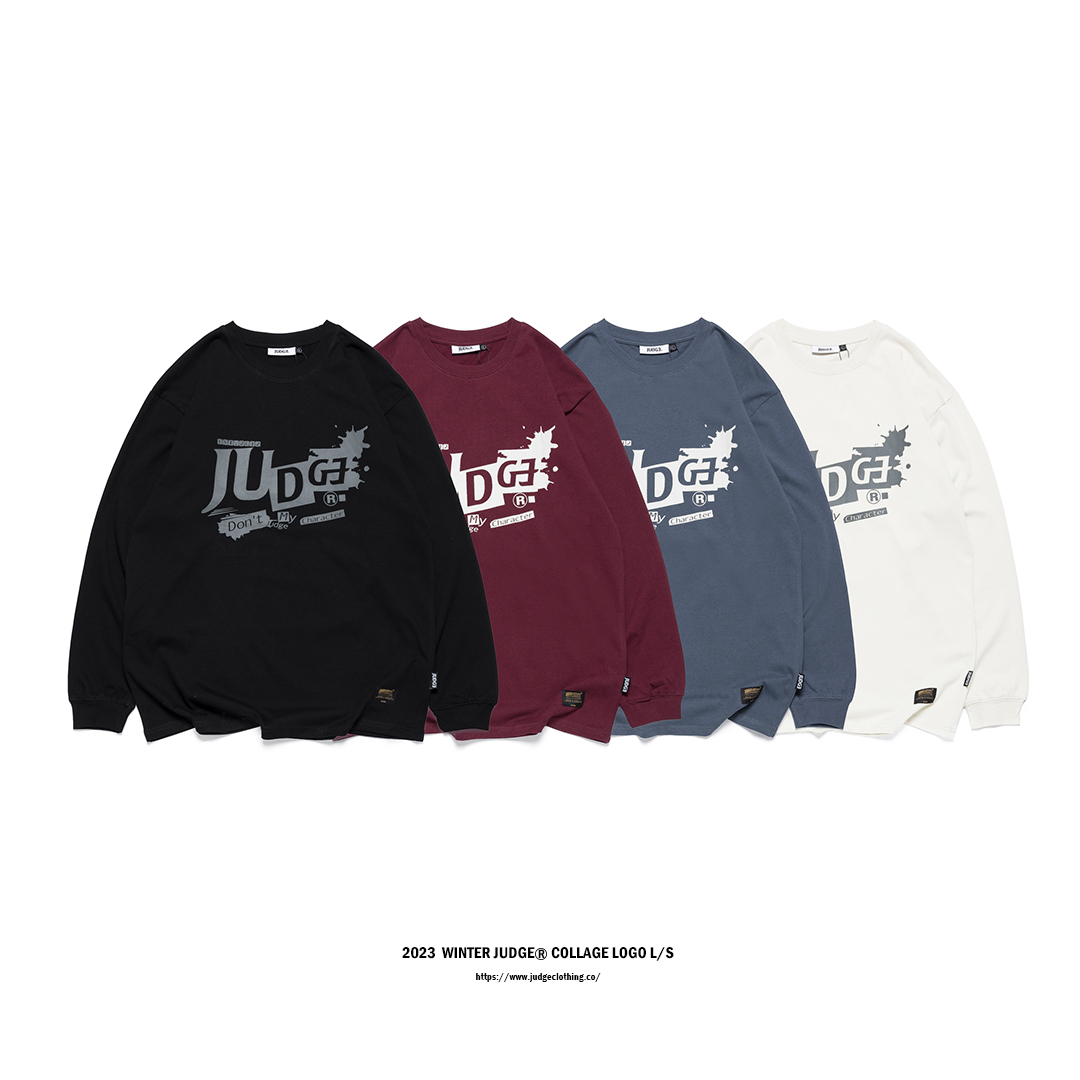 JUDGE®️ WINTER COLLAGE LOGO L/S