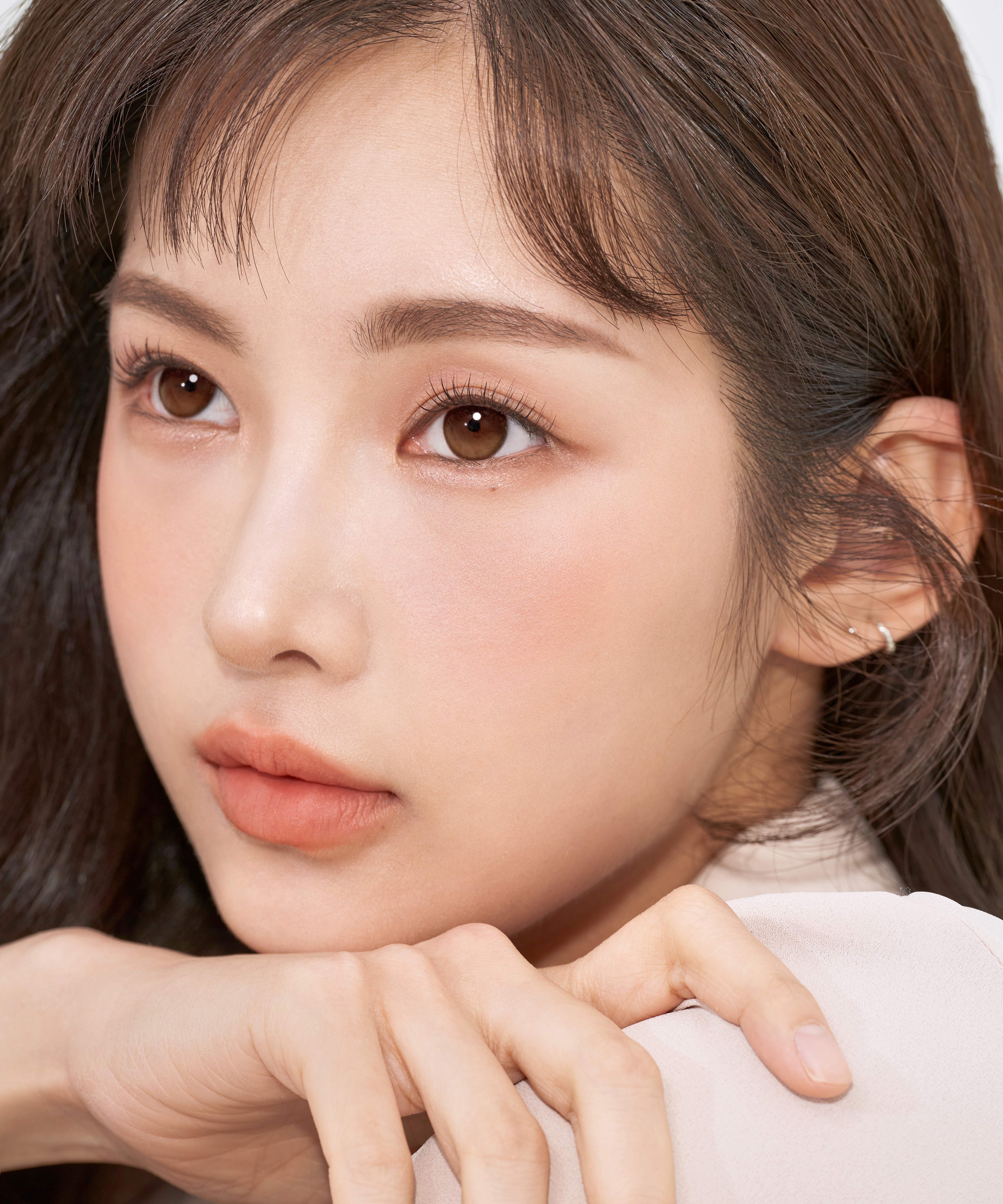 Hapa Kristin Secretive Kristin 1Day Contact Lens - CREME BROWN