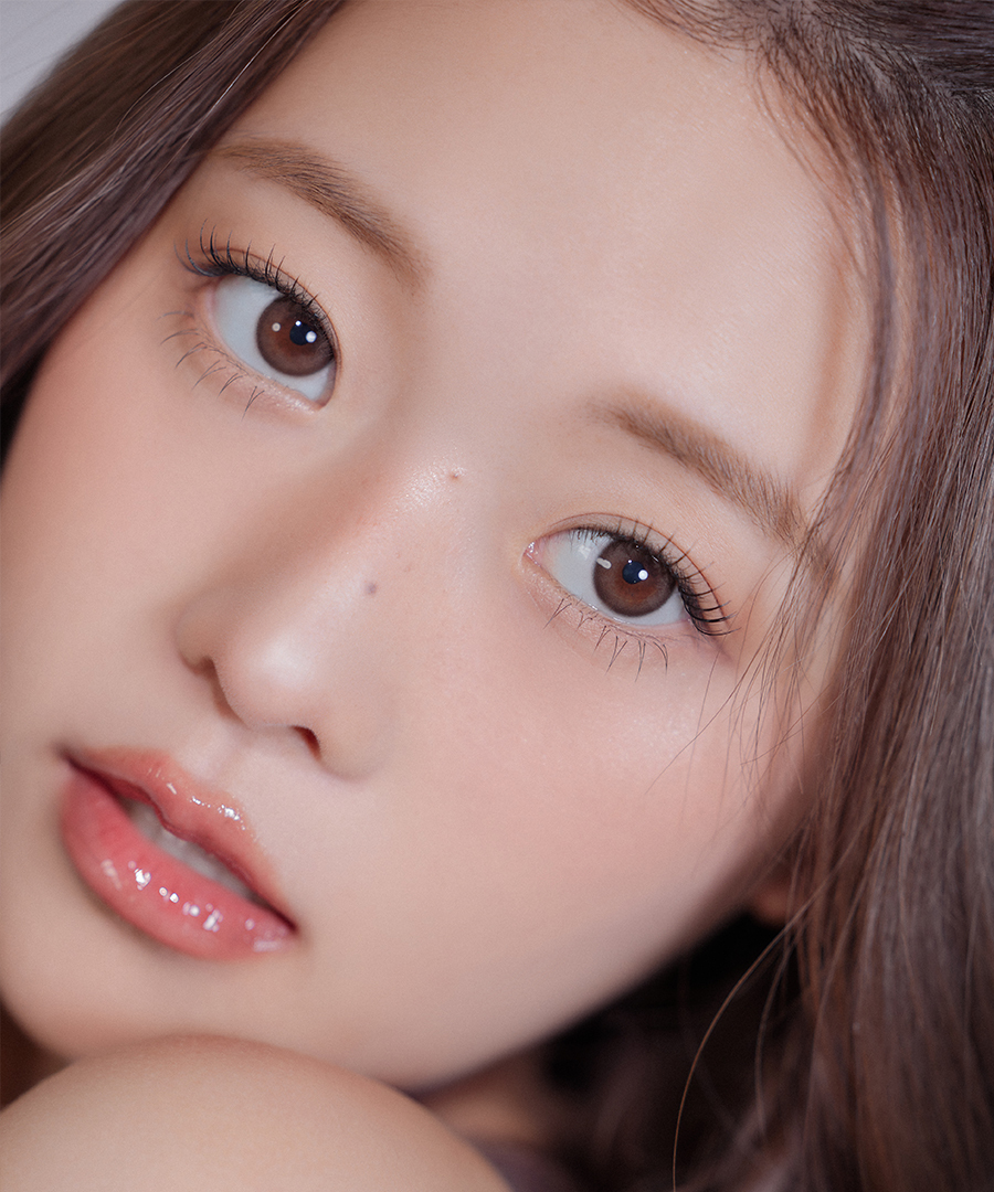 Hapa Kristin See Through Kristin 1Day Contact Lens - CHOCO (13.5mm)