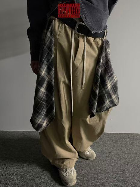 拼格仔巾鬆身褲 PULSE-166P